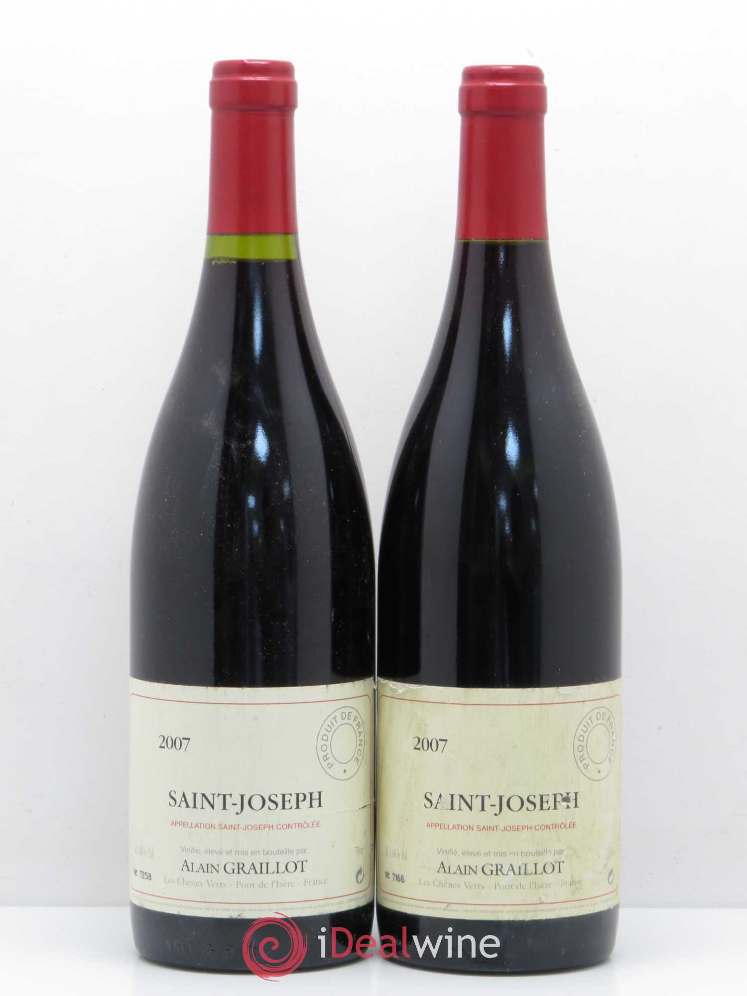 Saint-Joseph Domaine Graillot 2007 - Lot de 2 bouteilles - 0