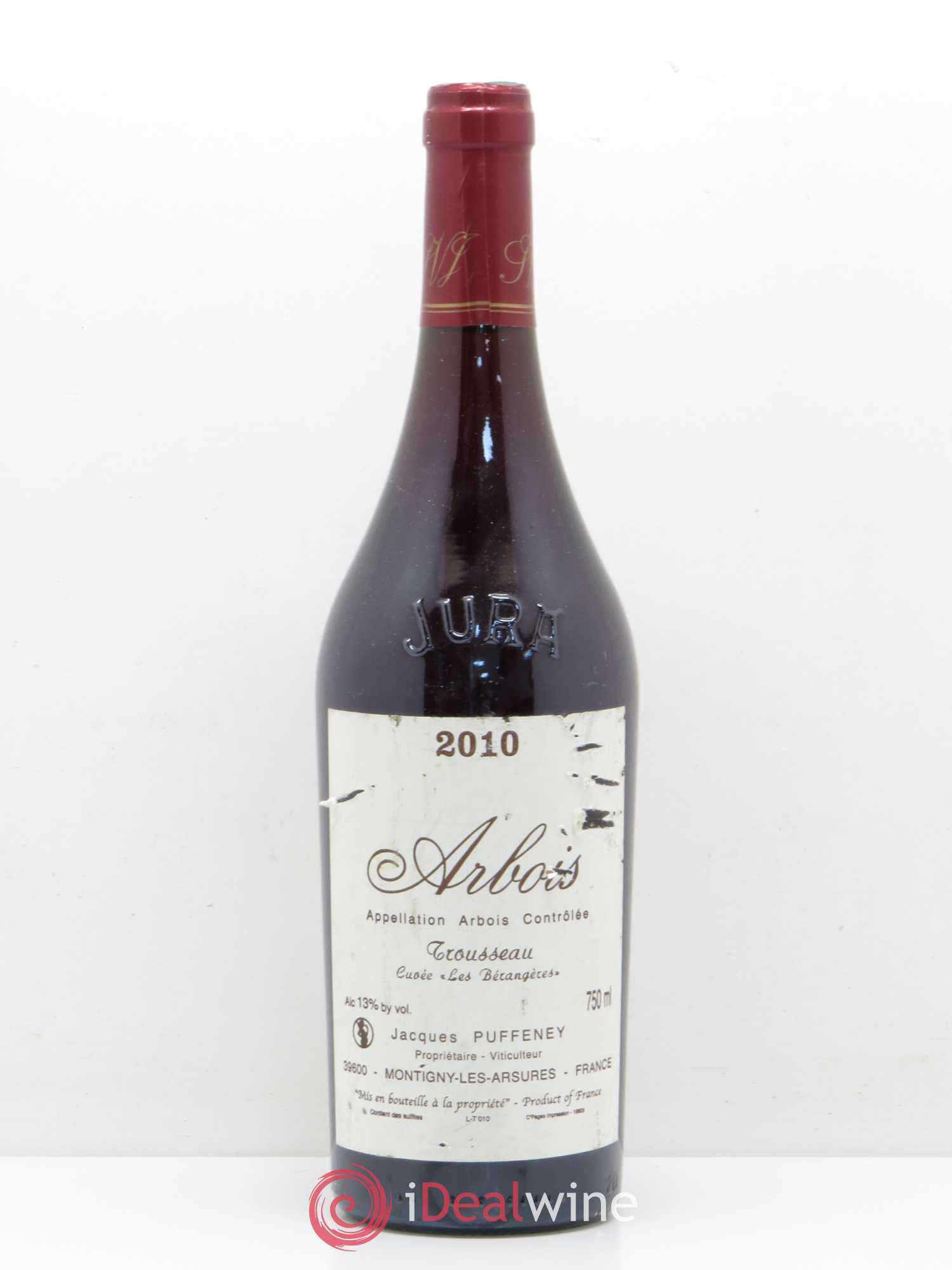 Arbois Trousseau Berangeres Puffeney 2010 - Posten von 1 Flasche - 0