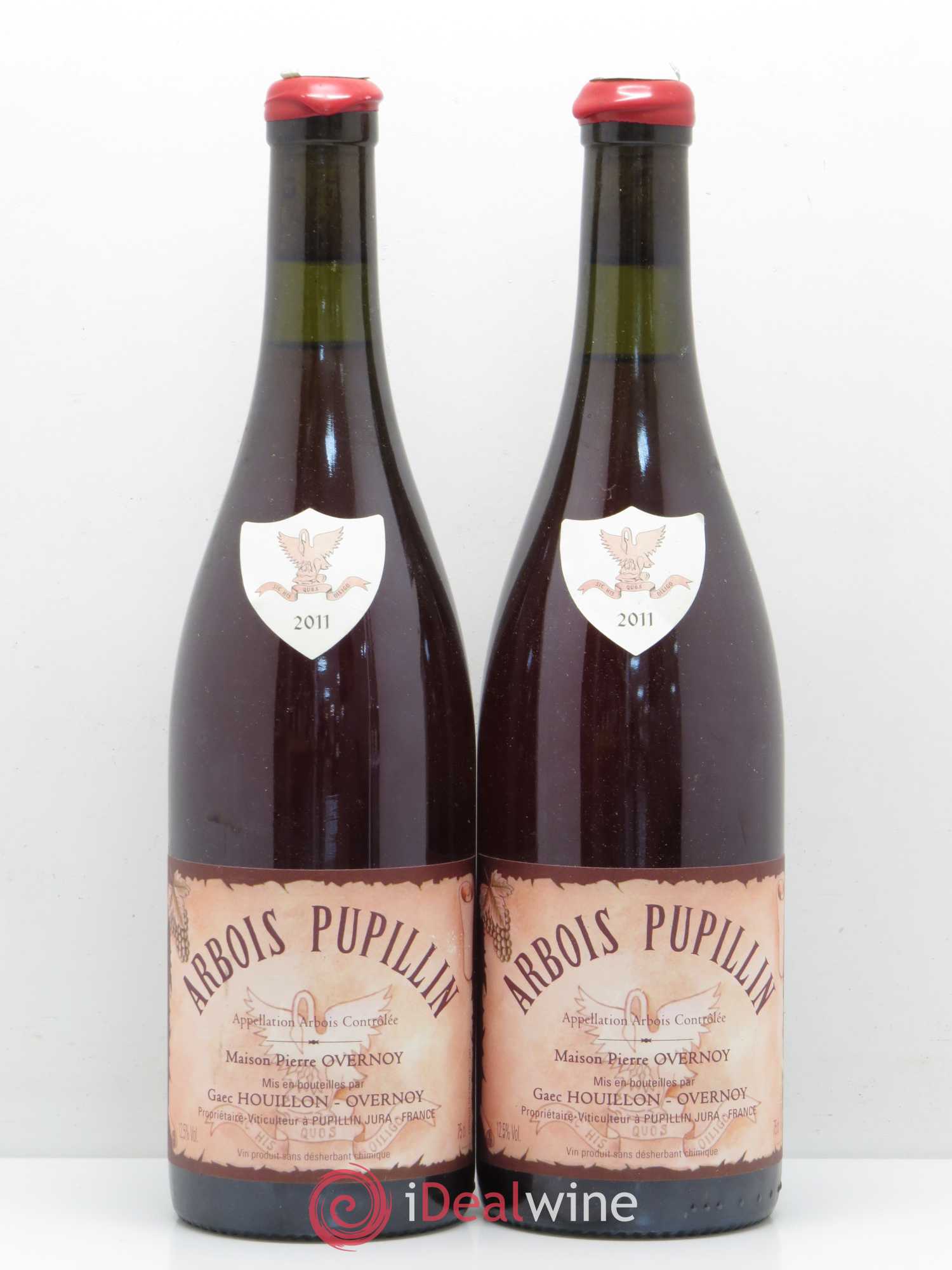 Arbois-Pupillin Poulsard (cire rouge) Overnoy-Houillon (Domaine) 2011 - Lot de 2 bouteilles - 0
