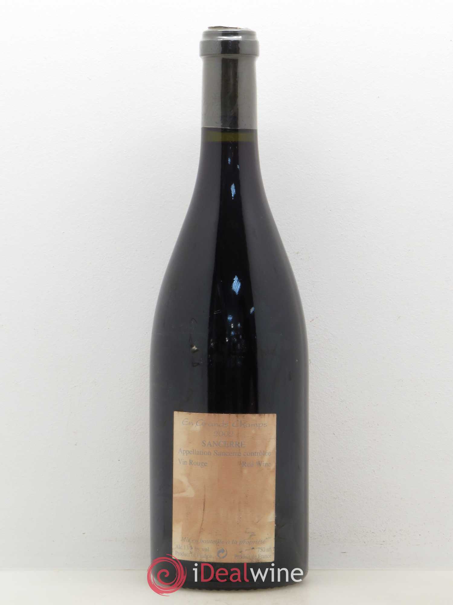 Sancerre En Grands Champs Alphonse Mellot 2002 - Lot de 1 bouteille - 1