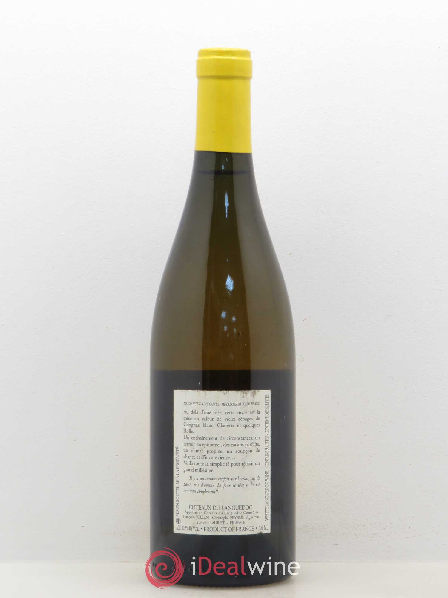 Coteaux du Languedoc Pic Saint Loup Les Métairies du Clos Vieilles Vignes Peyrus 2008 - Posten von 1 Flasche - 1