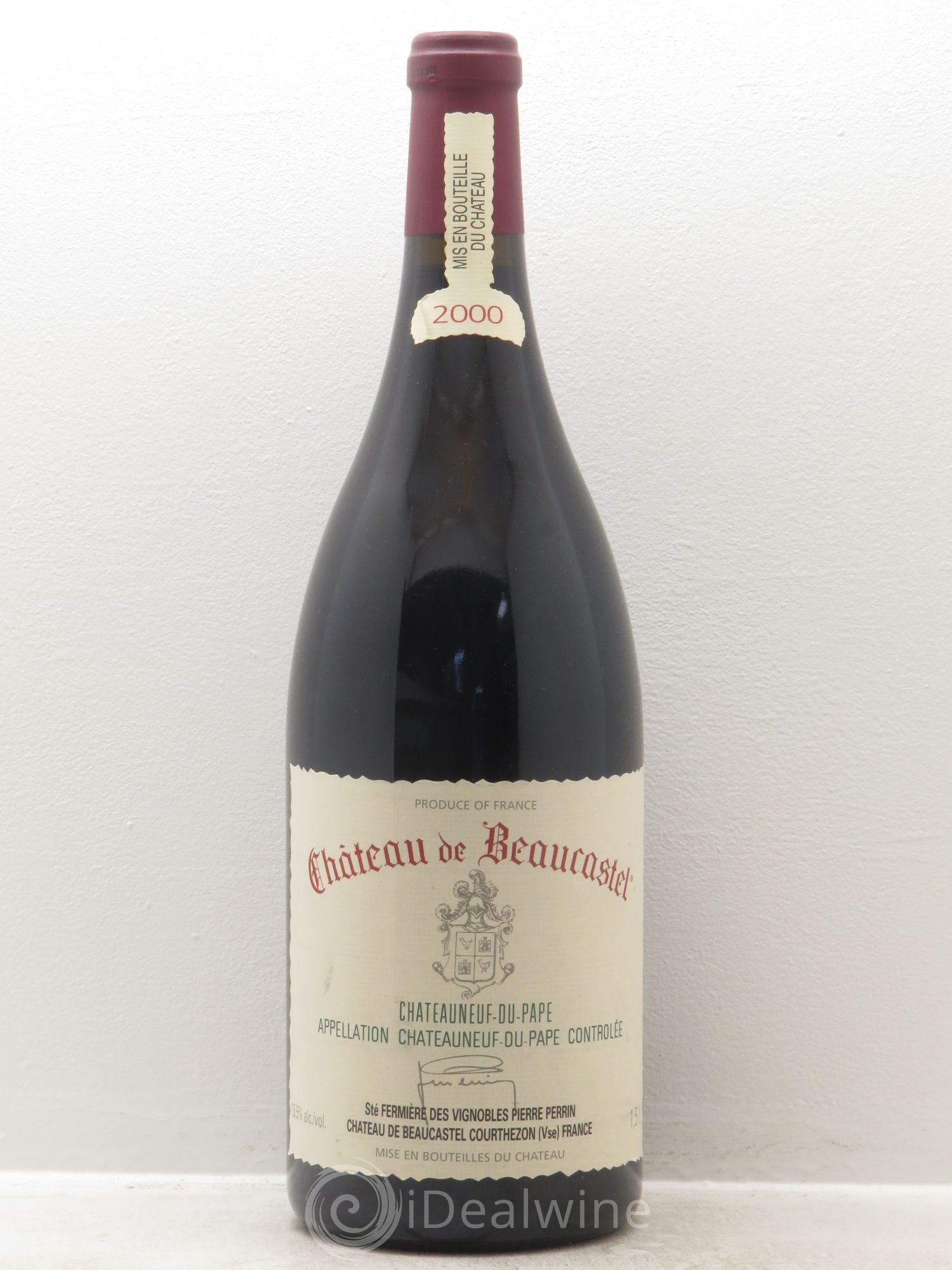 Châteauneuf-du-Pape Château de Beaucastel Famille Perrin 2000 - Lot de 1 magnum - 0
