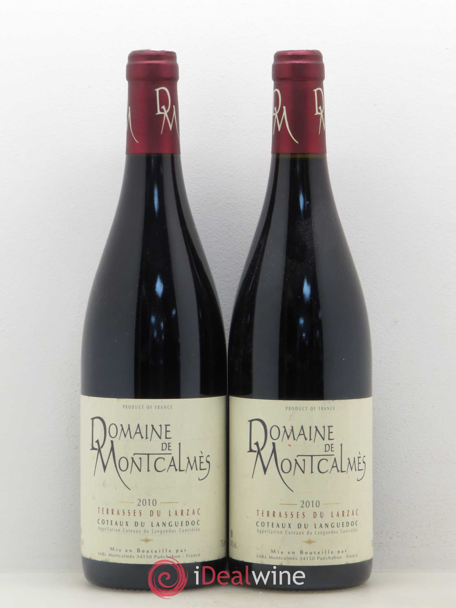 Terrasses du Larzac Domaine de Montcalmès Frédéric Pourtalié 2010 - Lot de 2 bouteilles - 0