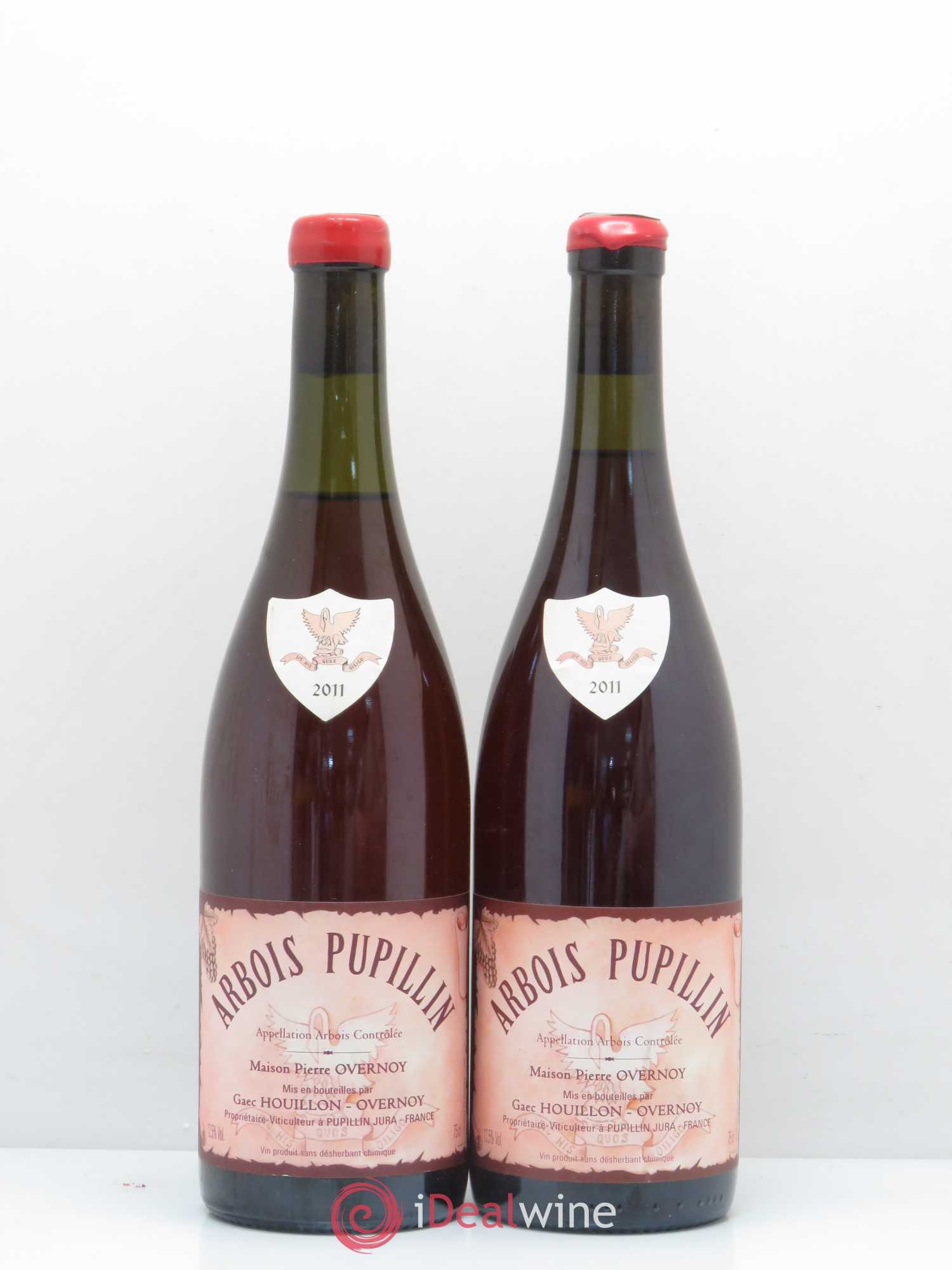 Arbois-Pupillin Poulsard (cire rouge) Overnoy-Houillon (Domaine) 2011 - Lot de 2 bouteilles - 0