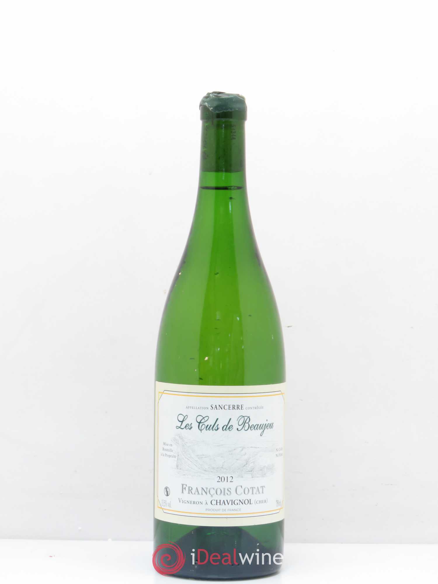 Sancerre Les Culs de Beaujeu François Cotat 2012 - Lot de 1 bouteille - 0