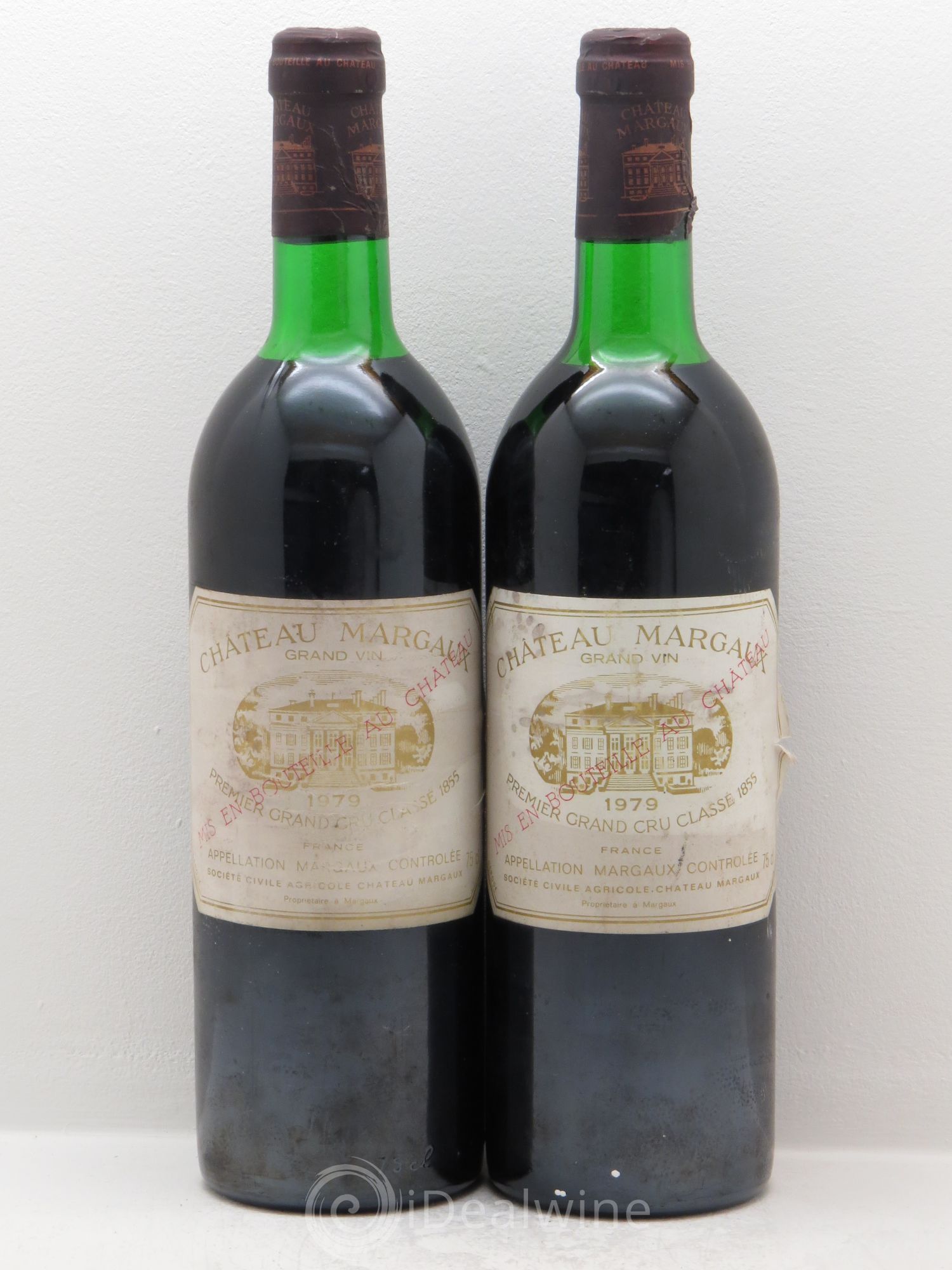 Château Margaux 1er Grand Cru Classé 1979 - Lot de 2 bouteilles - 0