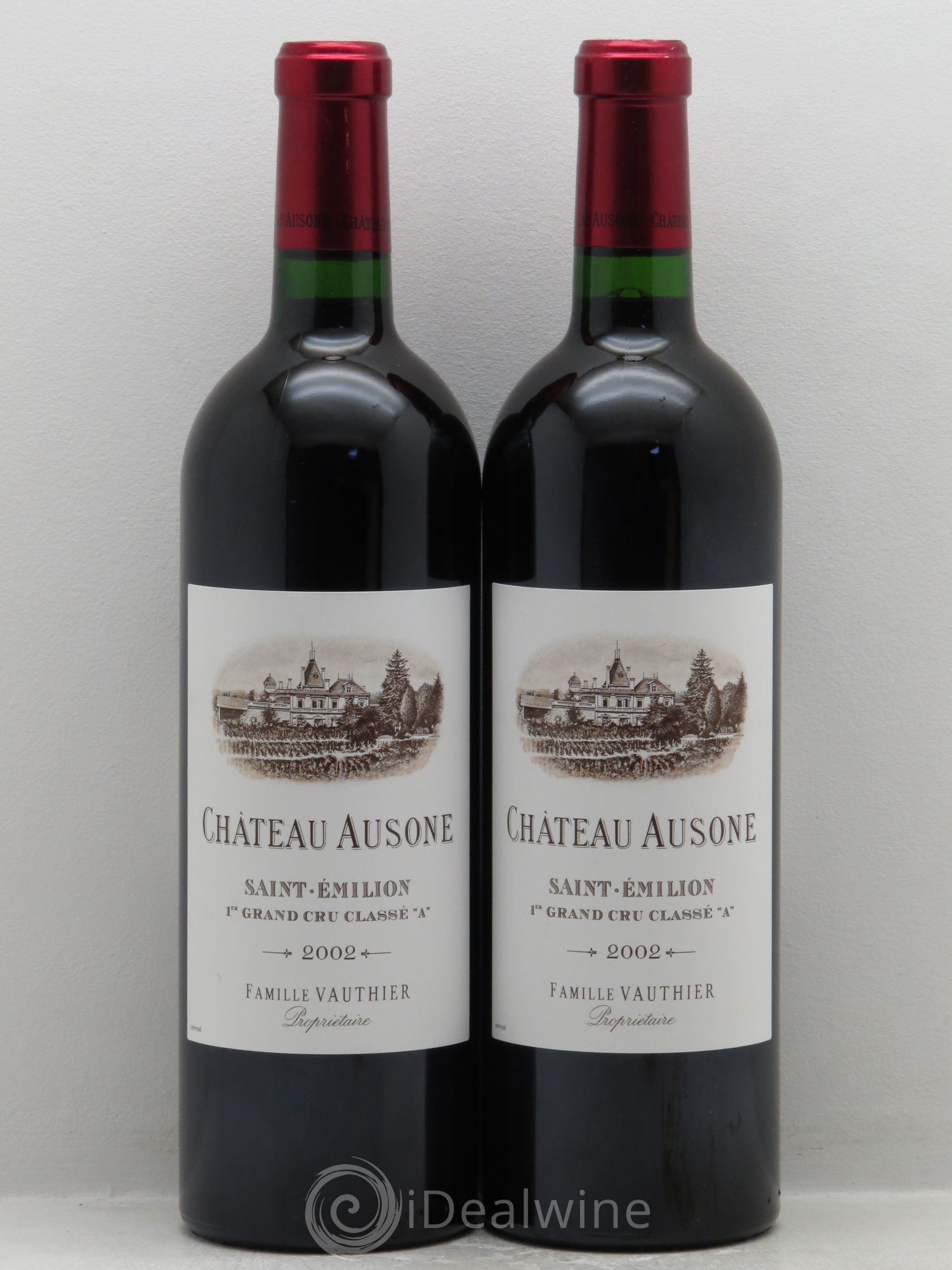 Château Ausone 1er Grand Cru Classé A 2002 - Lot de 2 bouteilles - 0