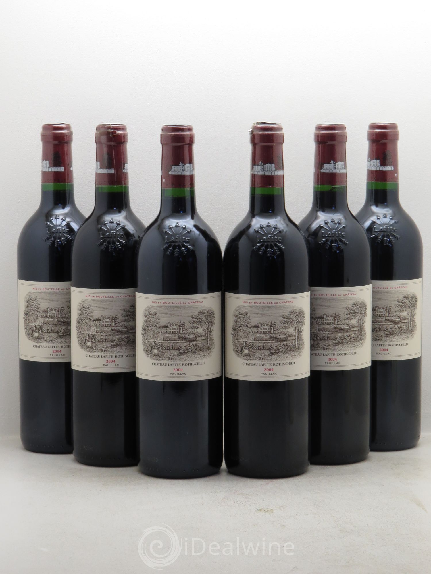 Château Lafite Rothschild 1er Grand Cru Classé 2004 - Lot de 6 bouteilles - 0