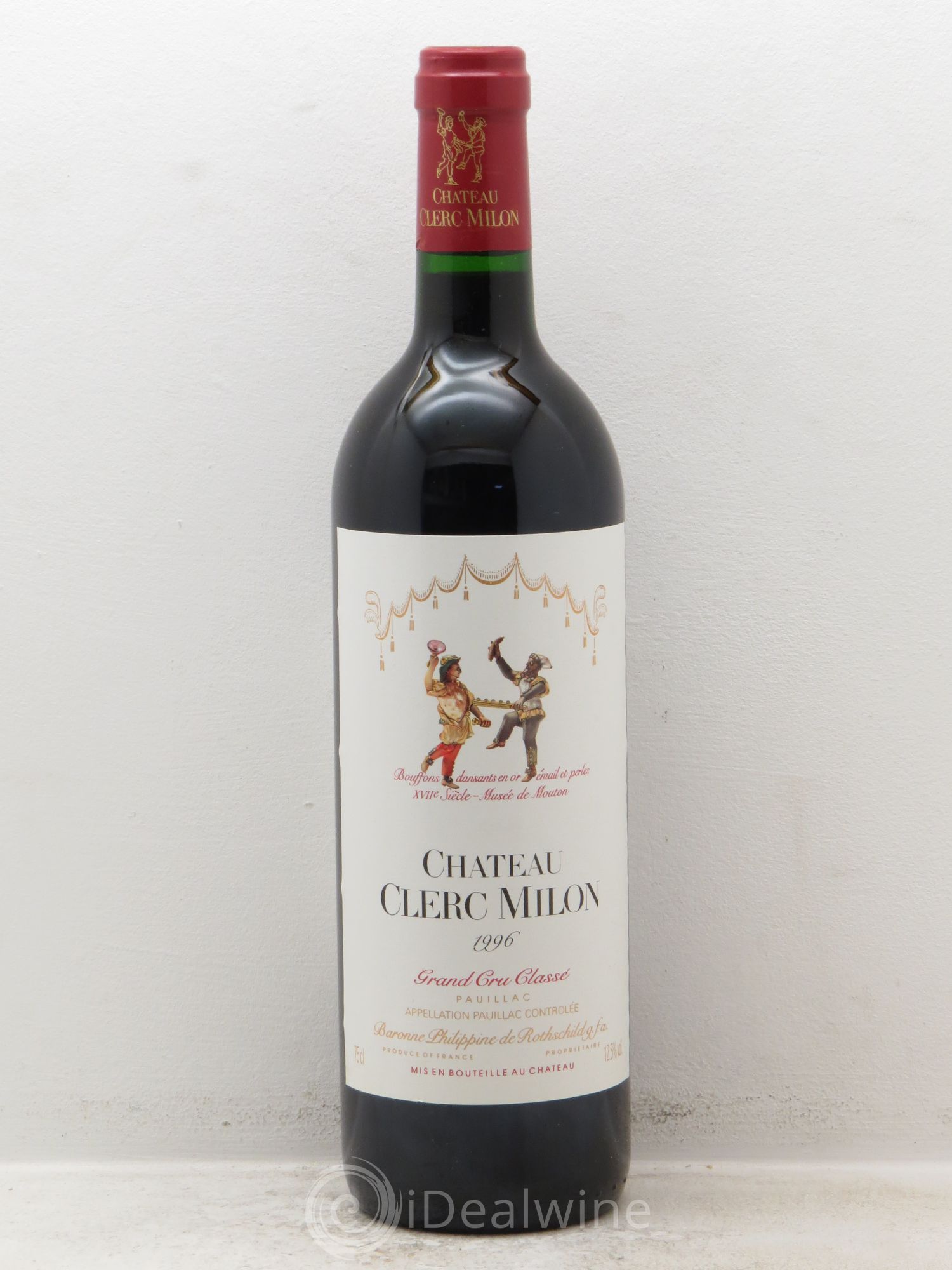 Château Clerc Milon 5ème Grand Cru Classé 1996 - Lot de 1 bouteille - 0