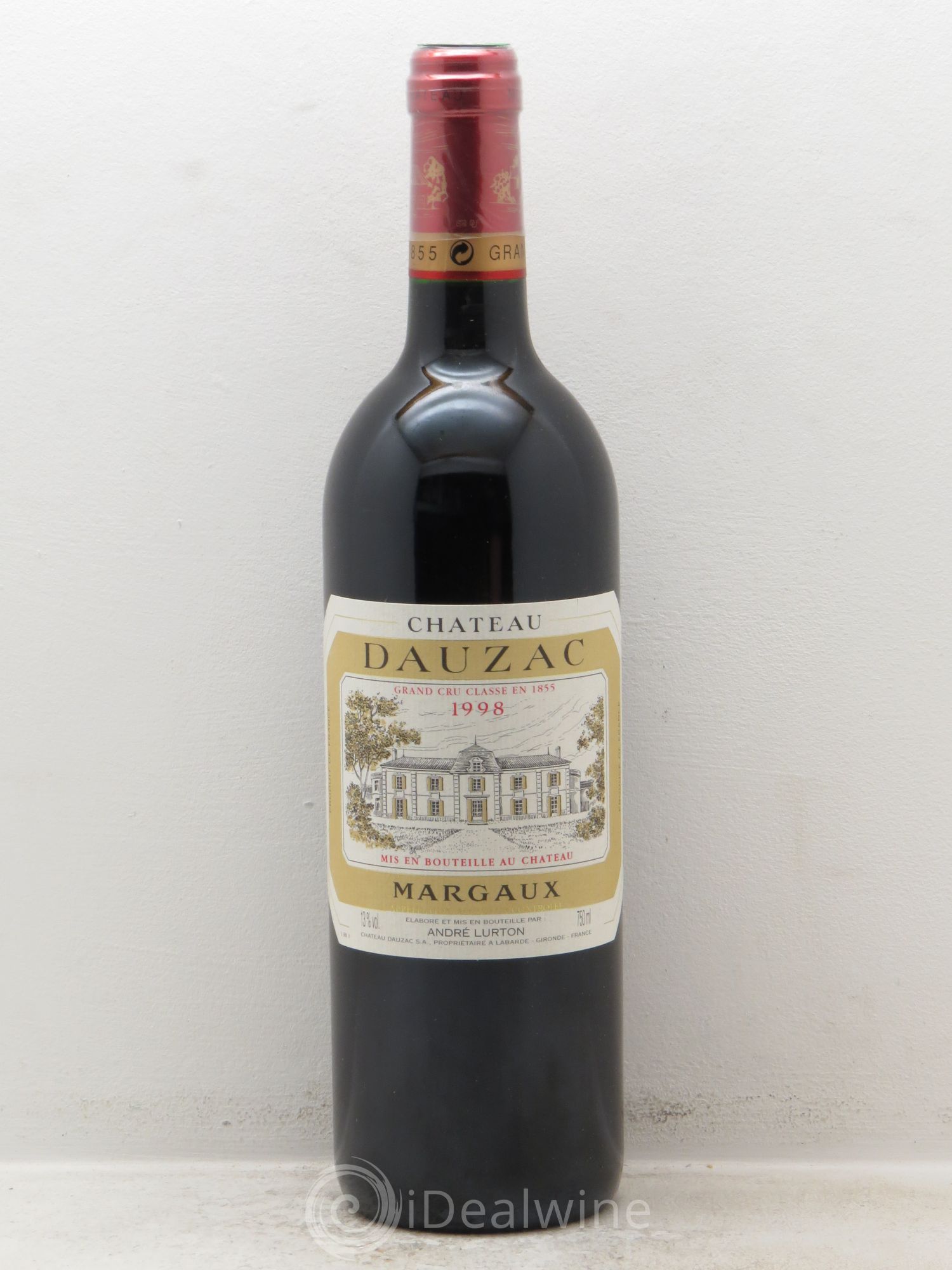 Château Dauzac 5ème Grand Cru Classé 1998 - Lot de 1 bouteille - 0
