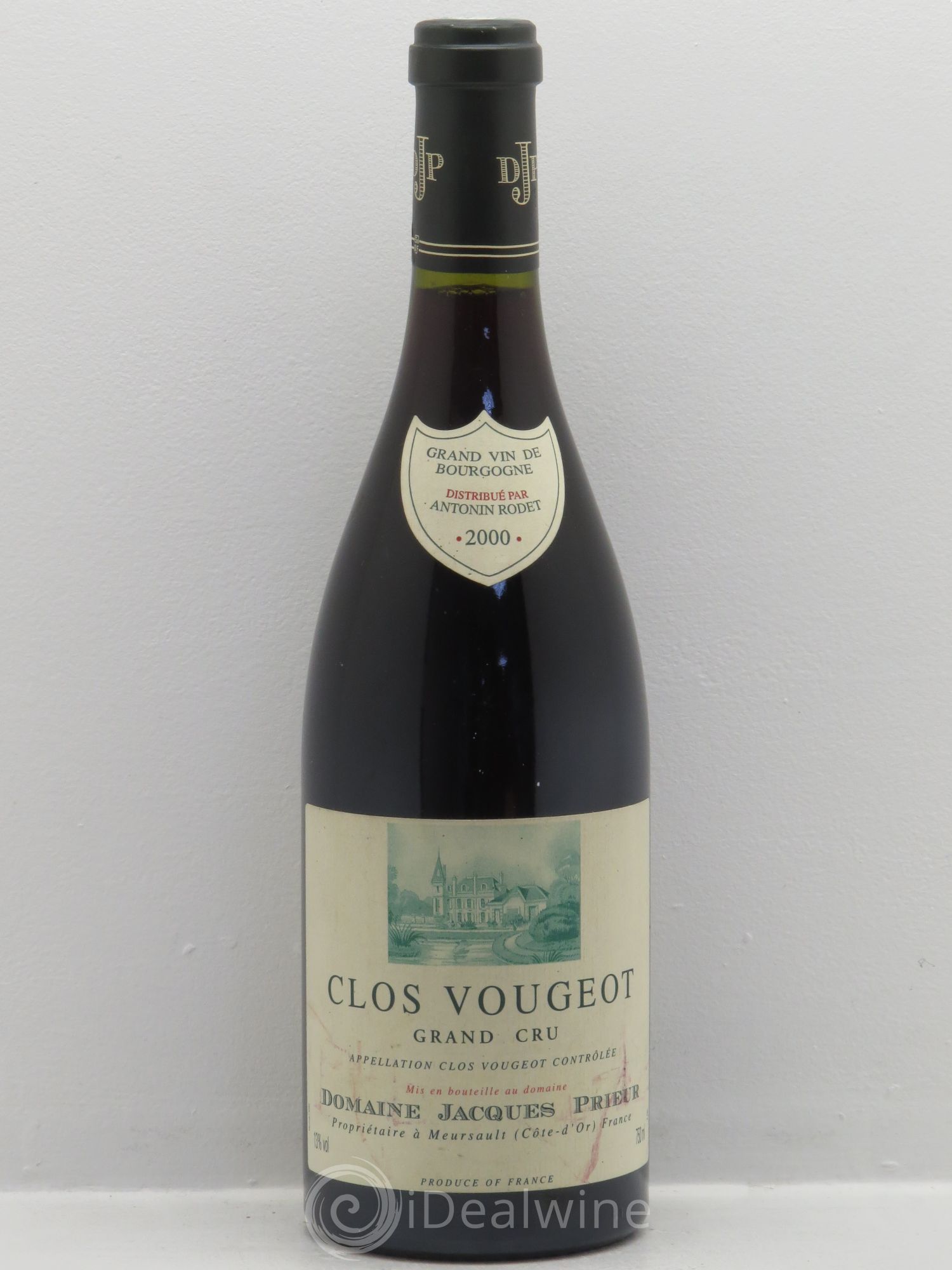 Clos de Vougeot Grand Cru Jacques Prieur (Domaine) 2000 - Lot de 1 bouteille - 0