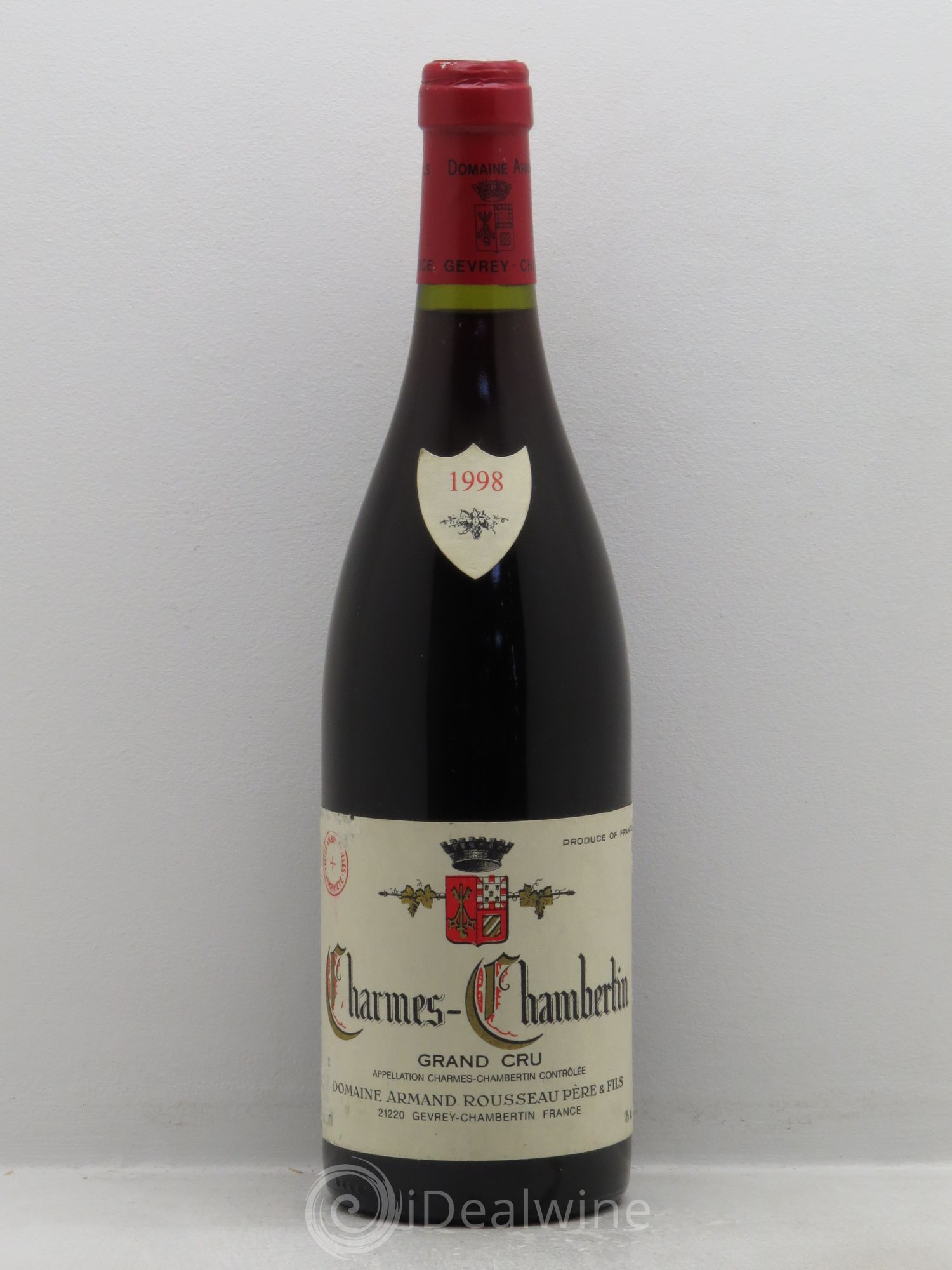 Charmes-Chambertin Grand Cru Armand Rousseau (Domaine) 1998 - Lot de 1 bouteille - 0