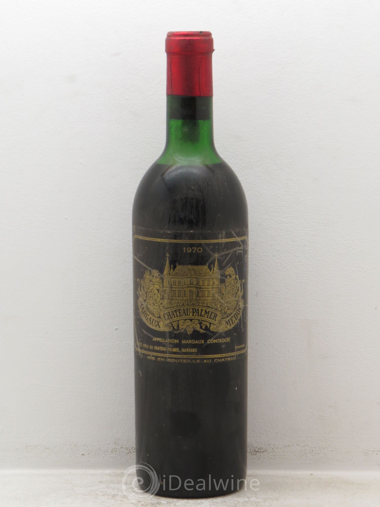Château Palmer 3ème Grand Cru Classé 1970 - Lot de 1 bouteille - 0