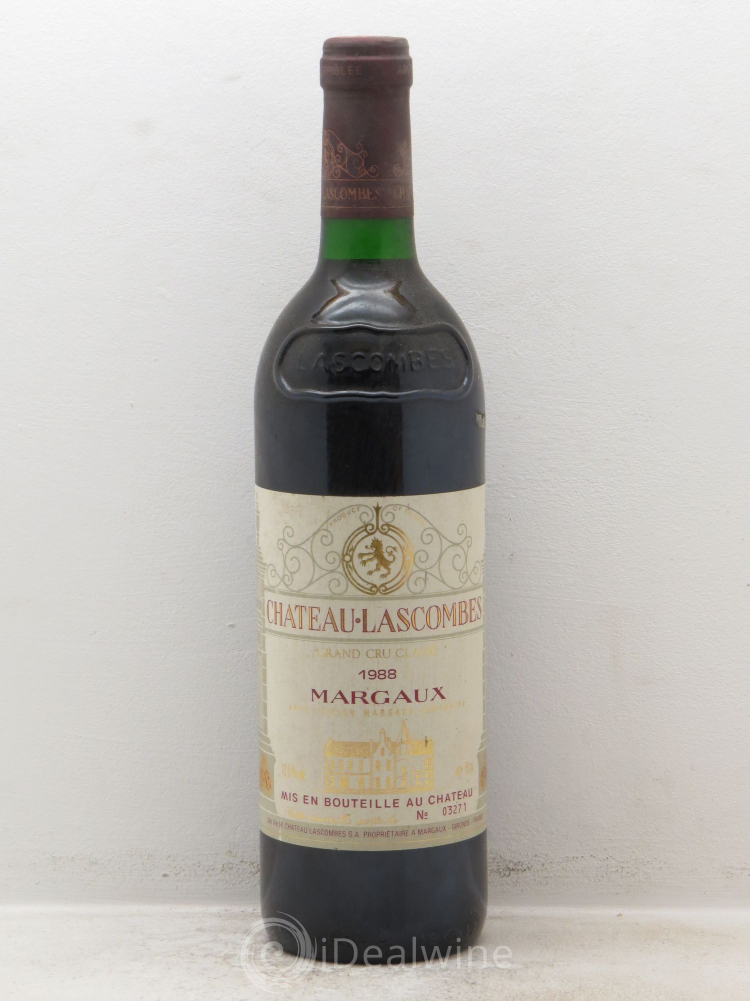 Château Lascombes 2ème Grand Cru Classé 1988 - Lot de 1 bouteille - 0