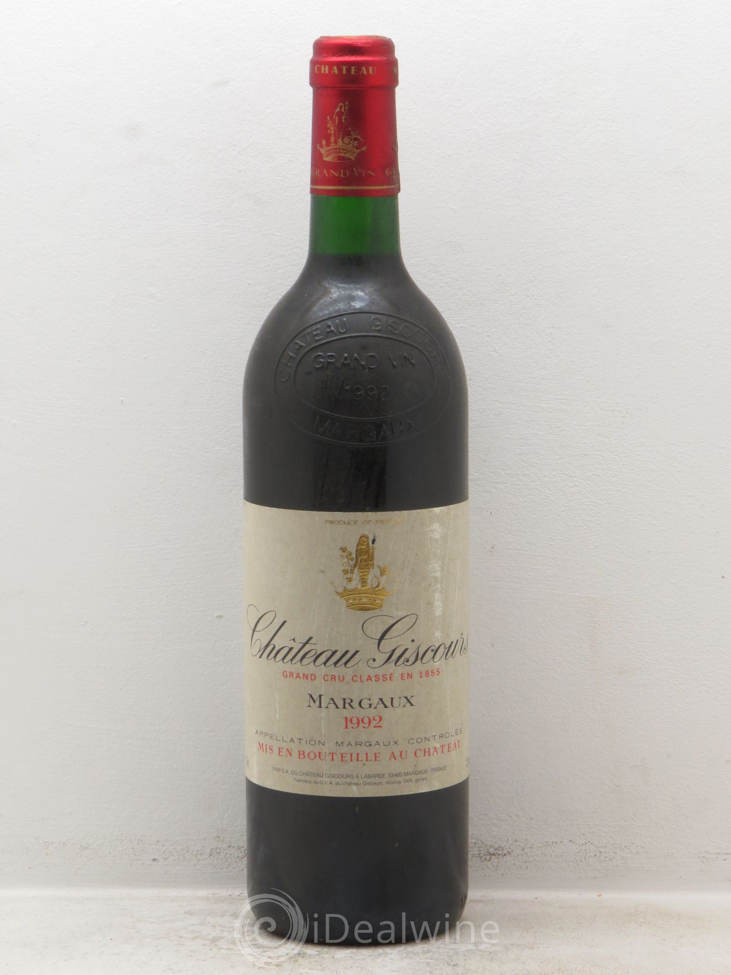 Château Giscours 3ème Grand Cru Classé 1992 - Lot de 1 bouteille - 0
