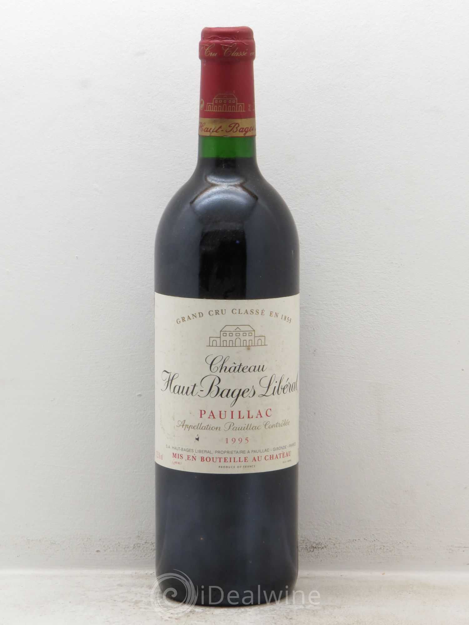 Château Haut Bages Libéral 5ème Grand Cru Classé 1995 - Lot de 1 bouteille - 0