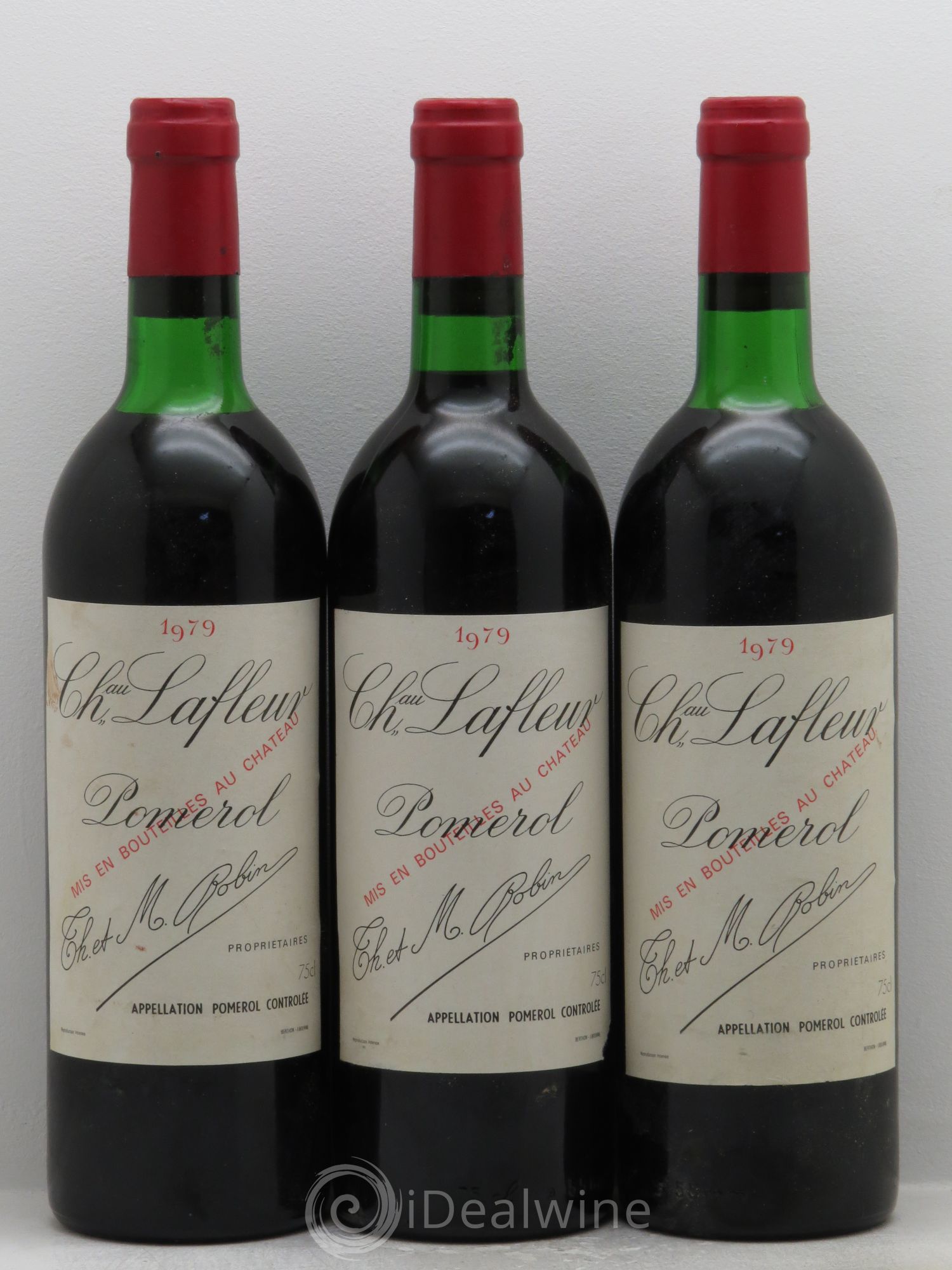 Château Lafleur 1979 - Lot de 3 bouteilles - 0