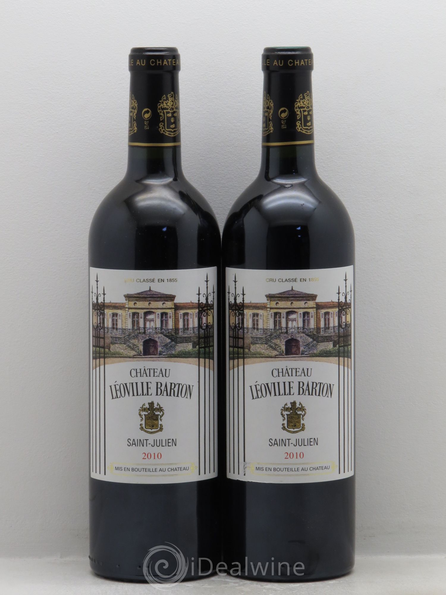 Château Léoville Barton 2ème Grand Cru Classé 2010 - Lot de 2 bouteilles - 0