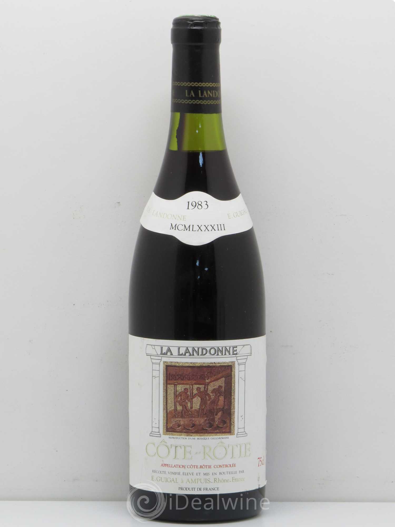 Côte-Rôtie La Landonne Guigal 1983 - Lot de 1 bouteille - 0