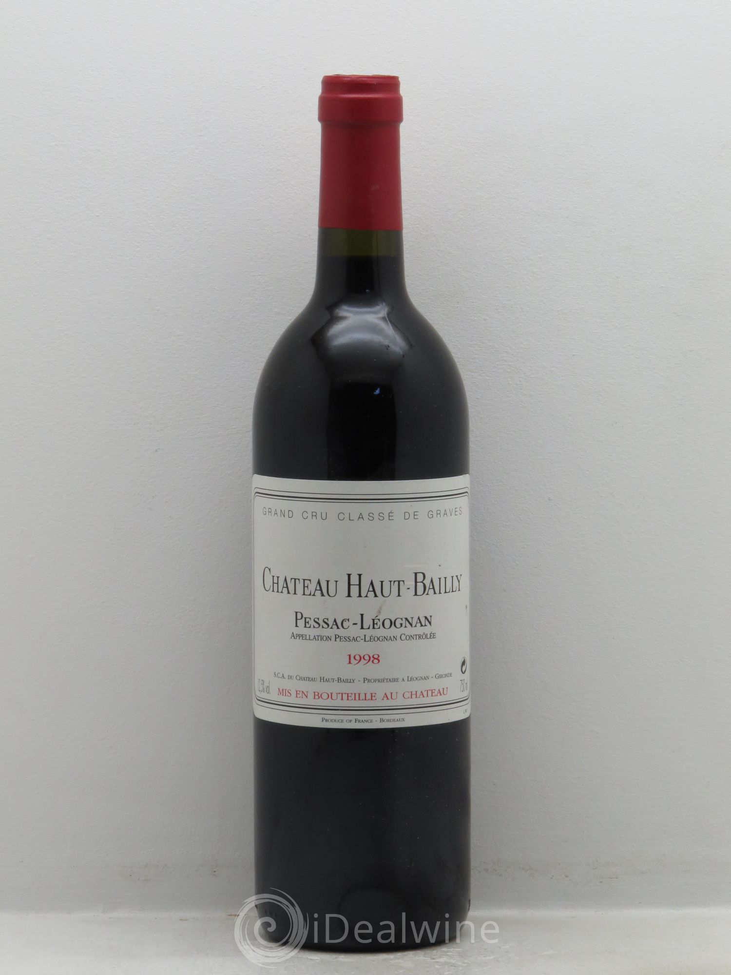 Château Haut-Bailly Cru Classé de Graves 1998 - Lot de 1 bouteille - 0