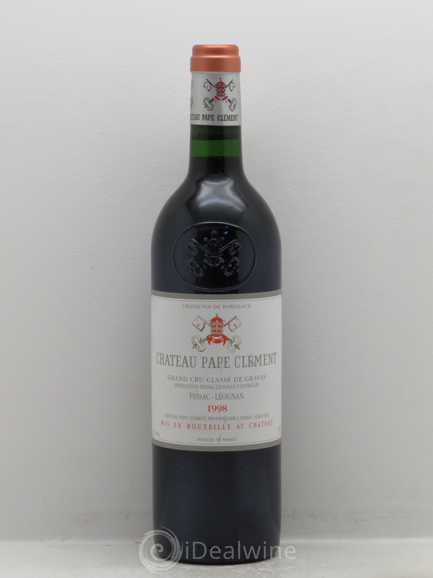 Château Pape Clément Cru Classé de Graves 1998 - Lot de 1 bouteille - 0