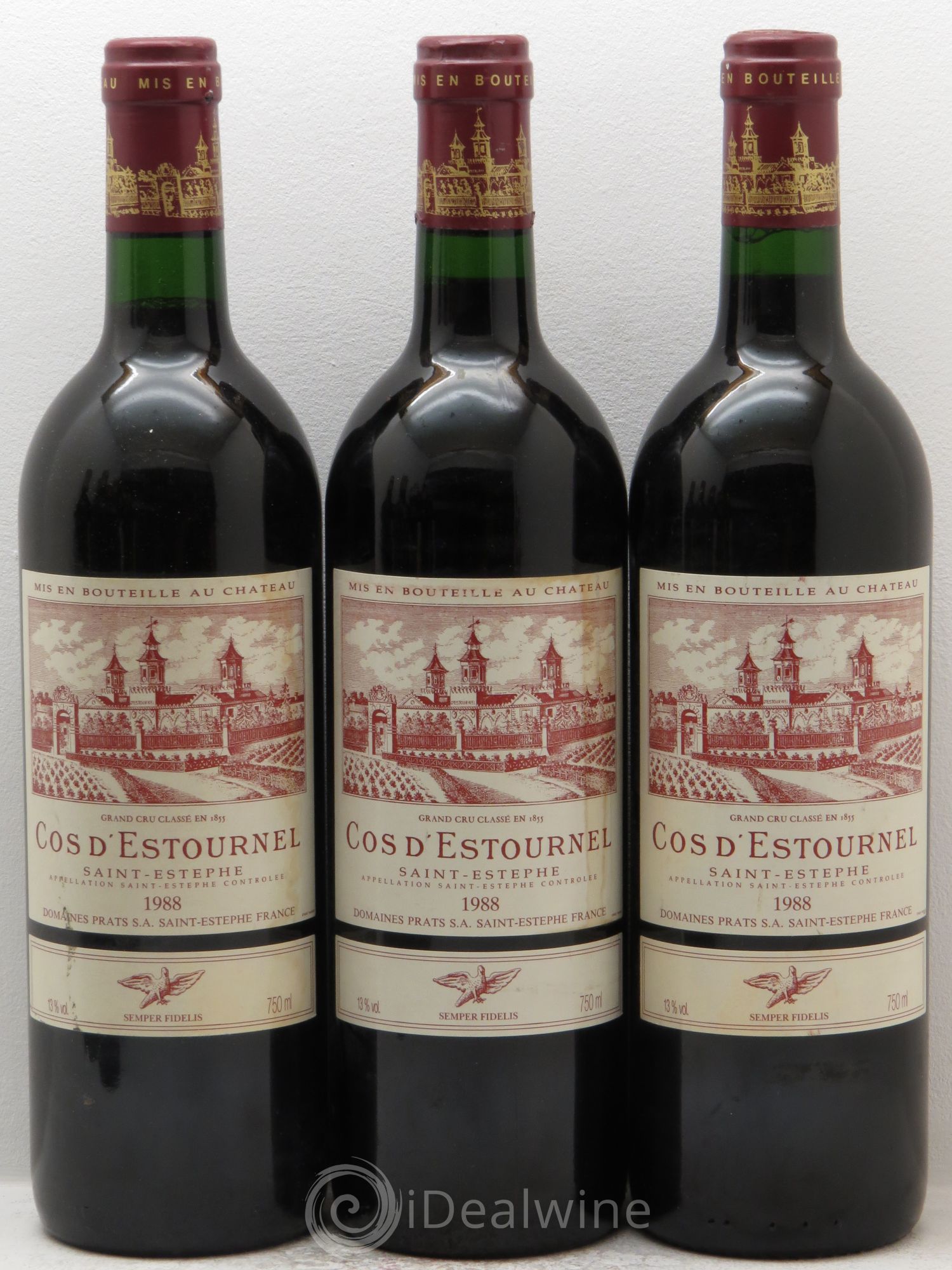 Cos d'Estournel 2ème Grand Cru Classé 1988 - Lot de 12 bouteilles - 1