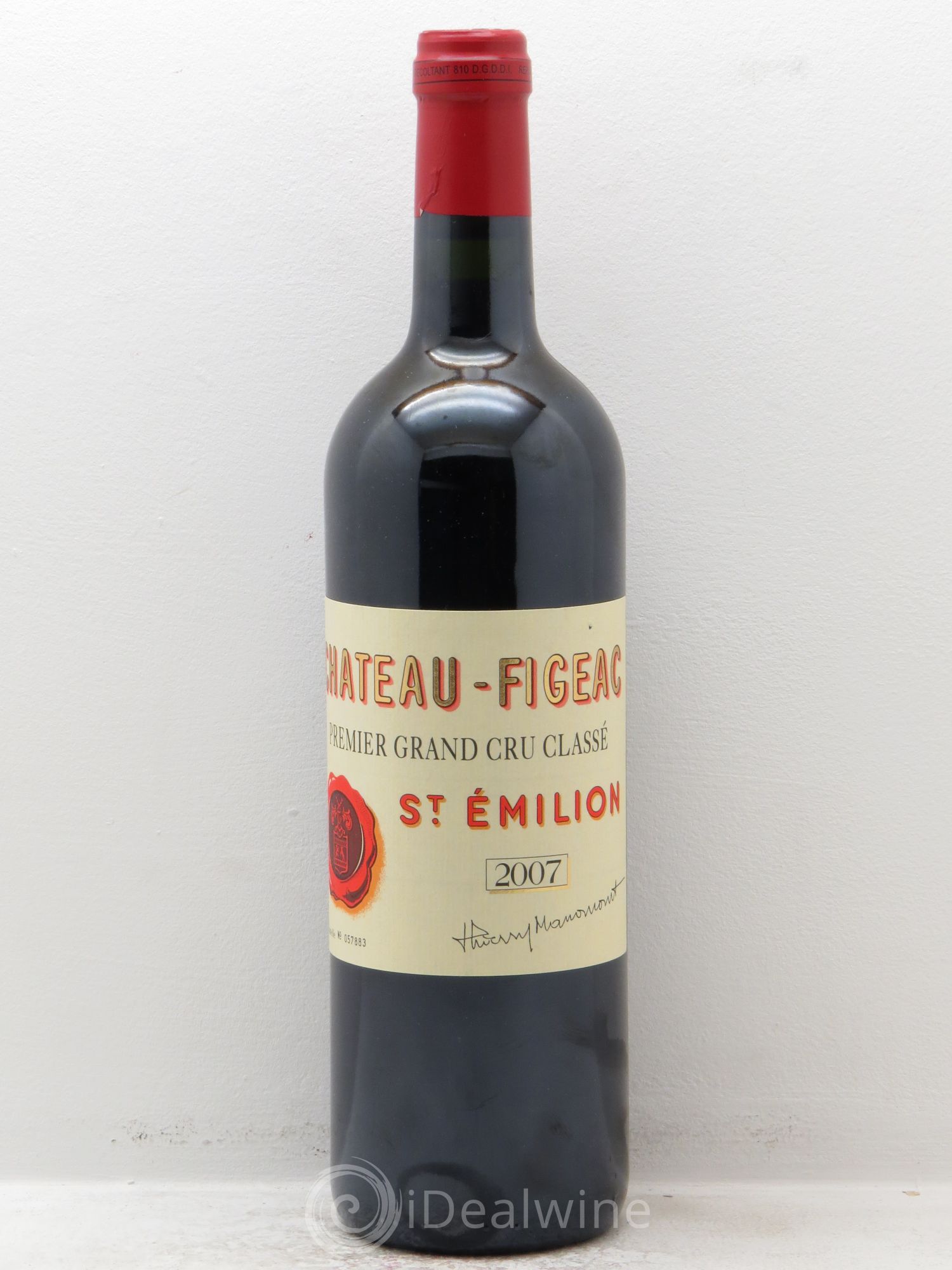 Château Figeac 1er Grand Cru Classé A 2007 - Lot de 1 bouteille - 0