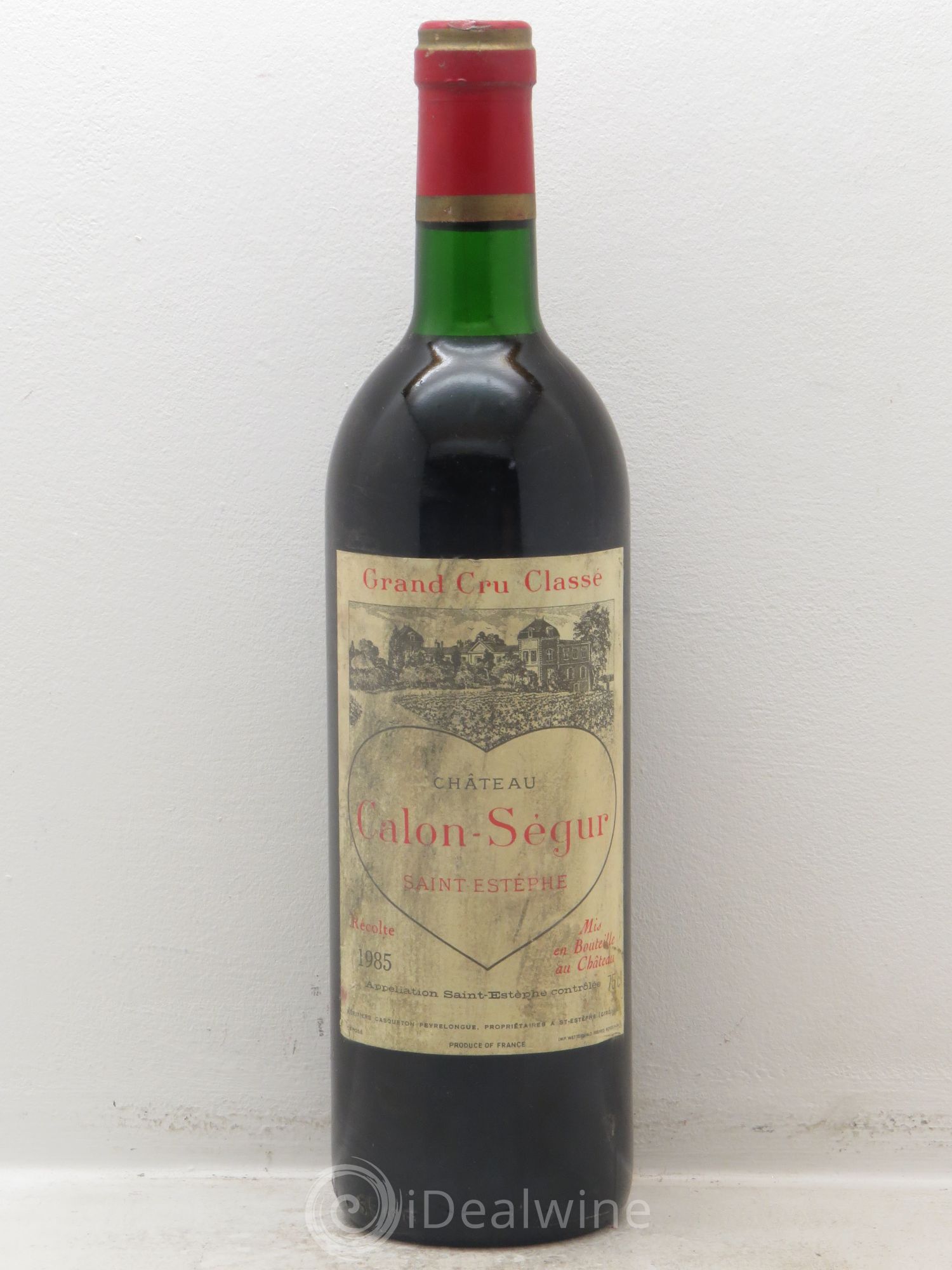 Château Calon Ségur 3ème Grand Cru Classé 1985 - Lot de 1 bouteille - 0