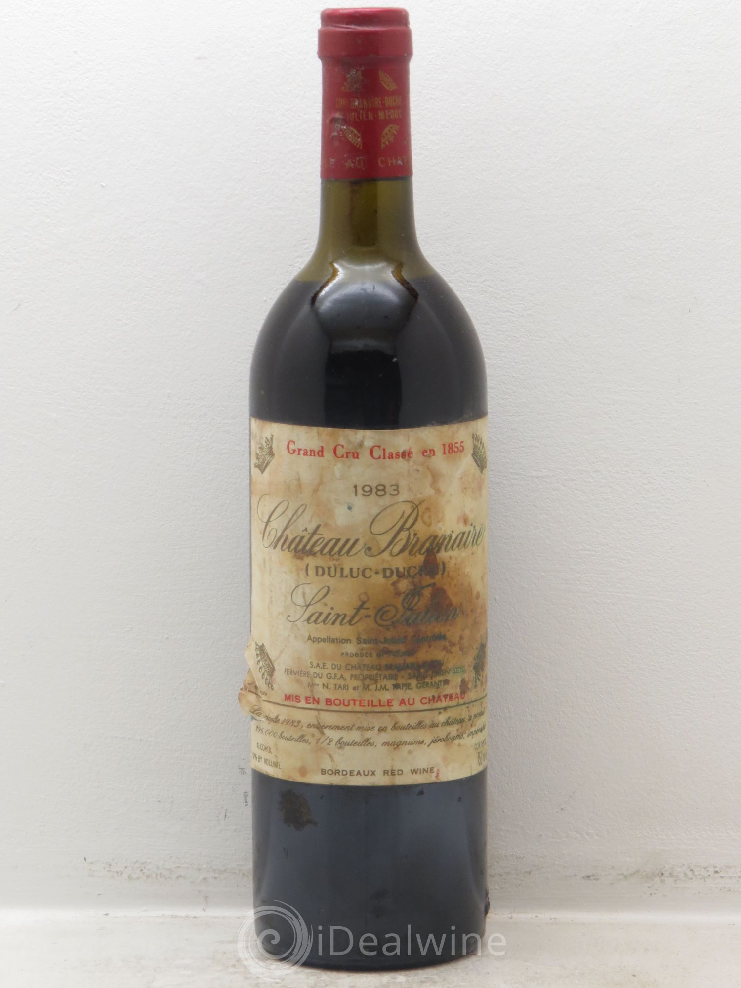 Château Branaire Ducru 4ème Grand Cru Classé 1983 - Lot de 6 bouteilles - 0