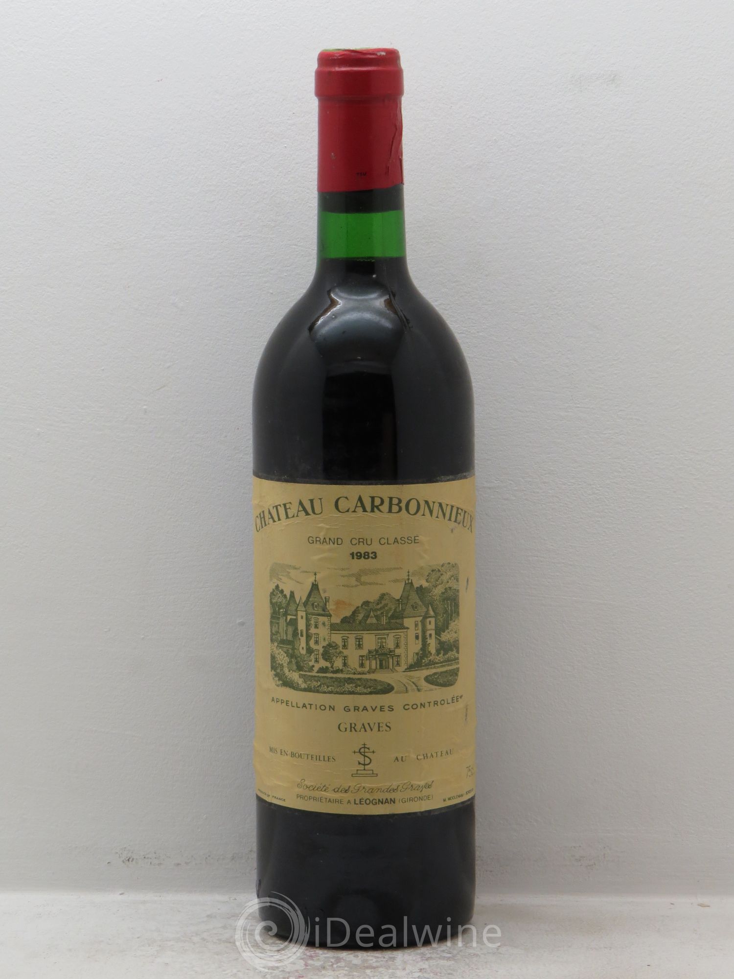 Château Carbonnieux Cru Classé de Graves 1983 - Lot de 1 bouteille - 0