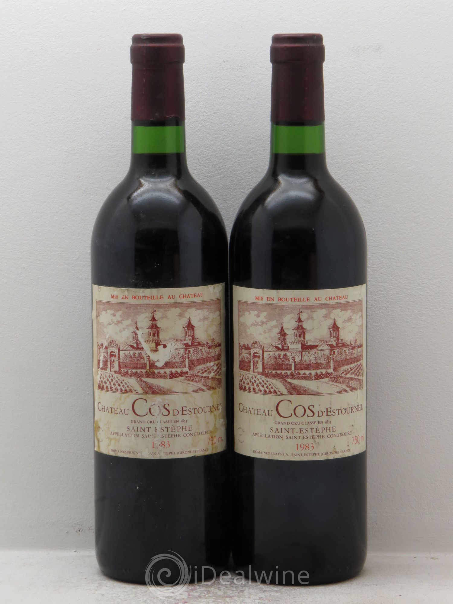 Cos d'Estournel 2ème Grand Cru Classé 1983 - Lot de 2 bouteilles - 0