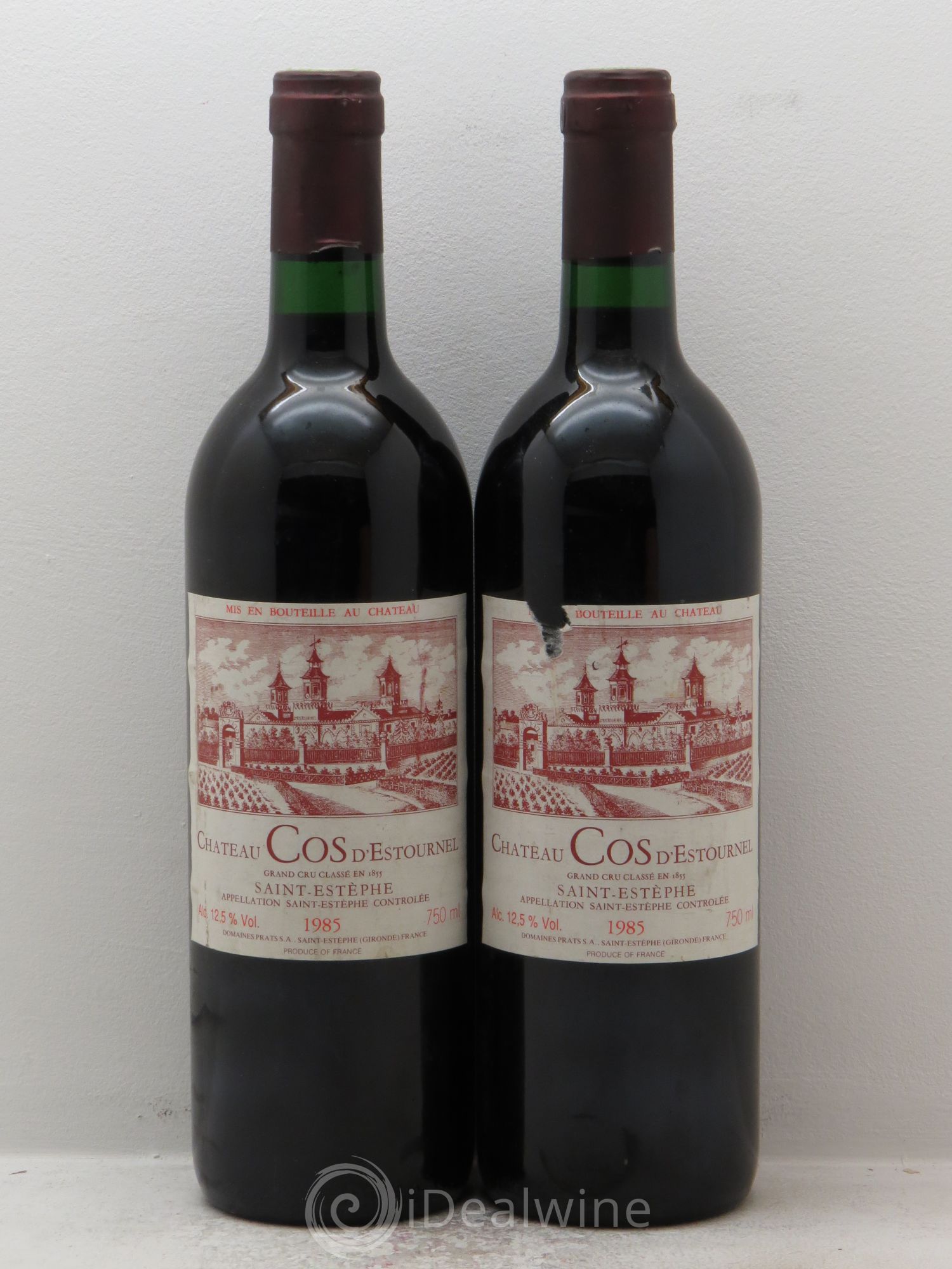 Cos d'Estournel 2ème Grand Cru Classé 1985 - Lot de 2 bouteilles - 0