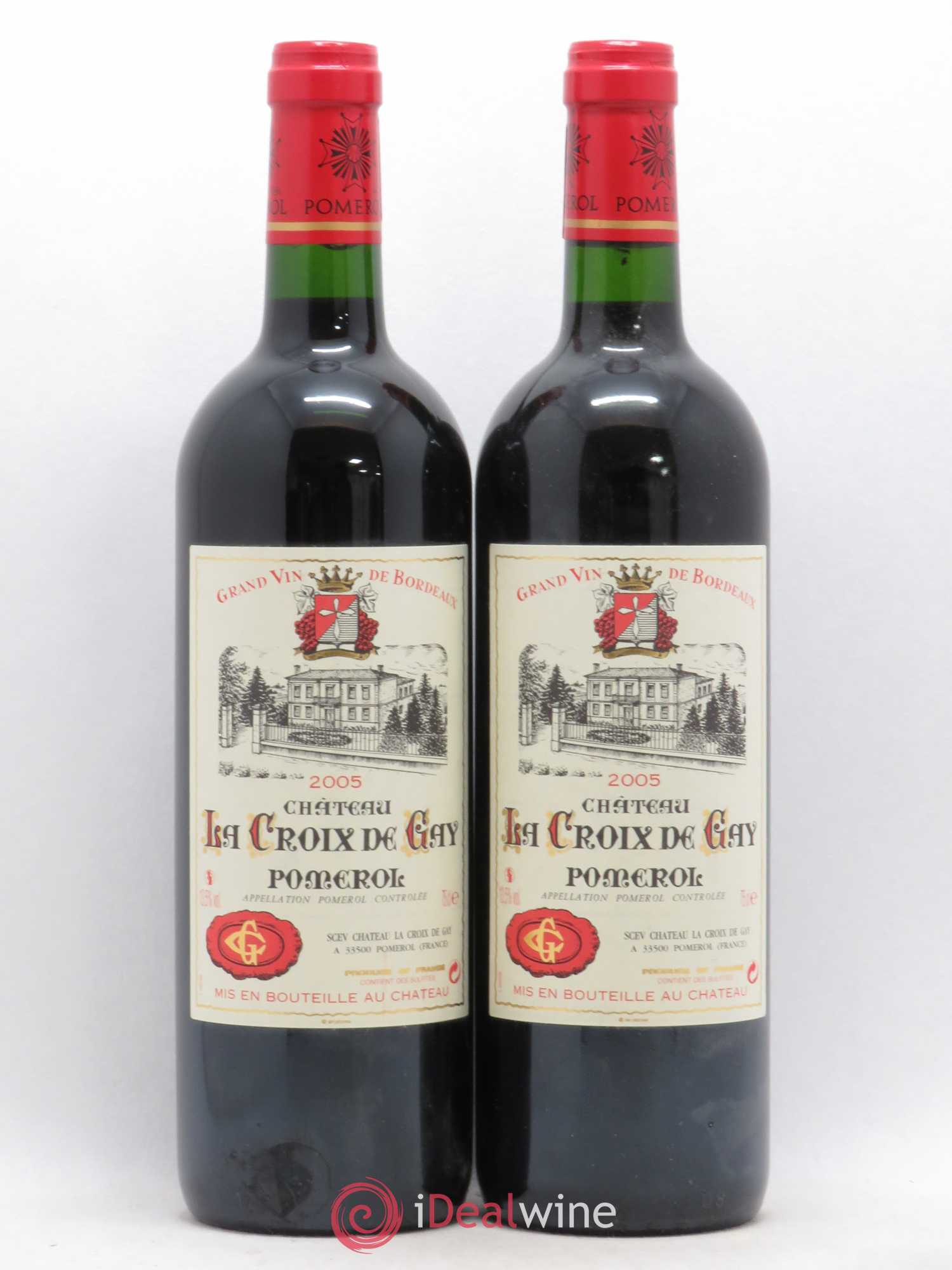 Château la Croix de Gay 2005 - Lot de 2 bouteilles - 0