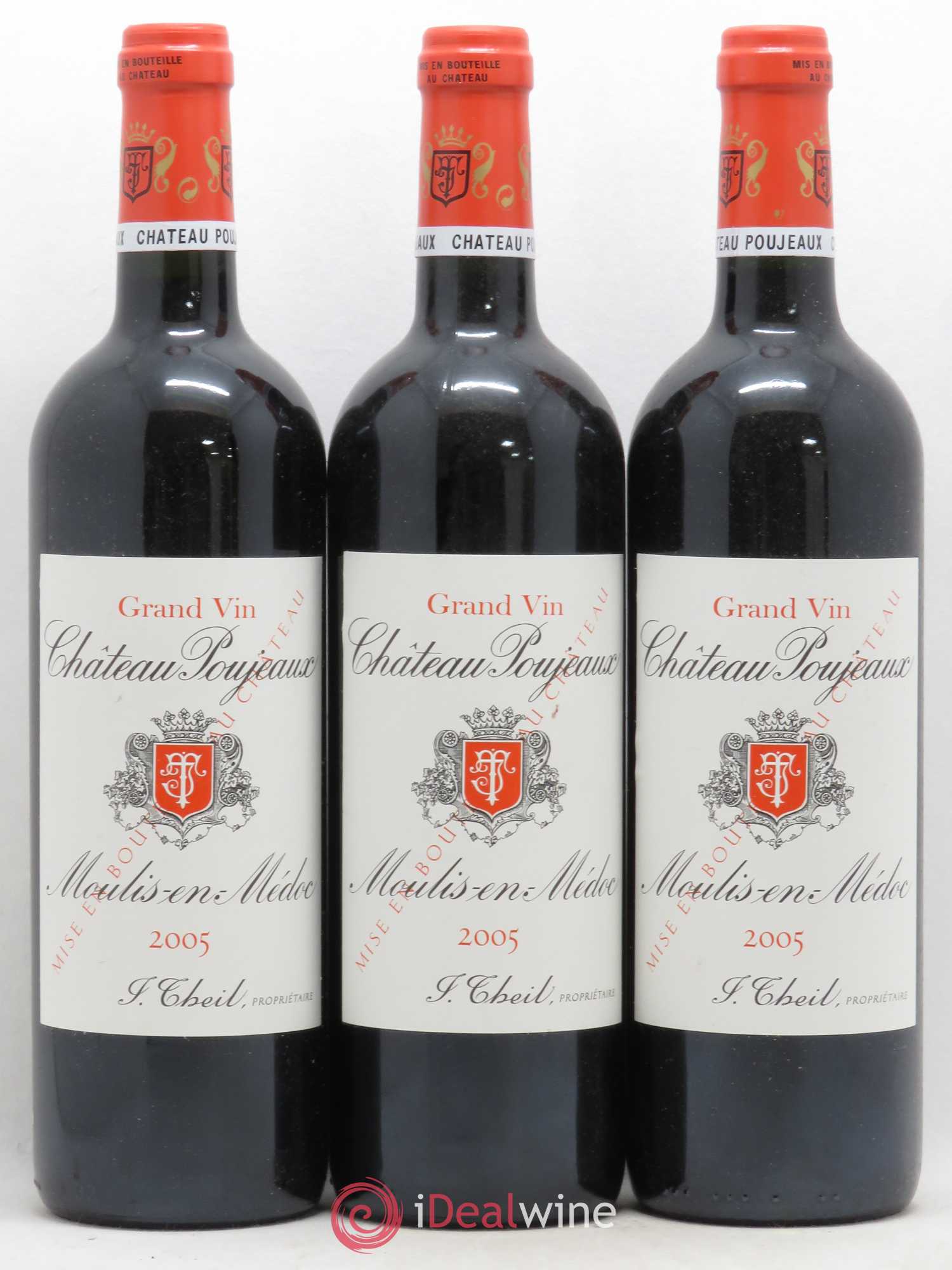 Château Poujeaux 2005 - Lot de 6 bouteilles - 1