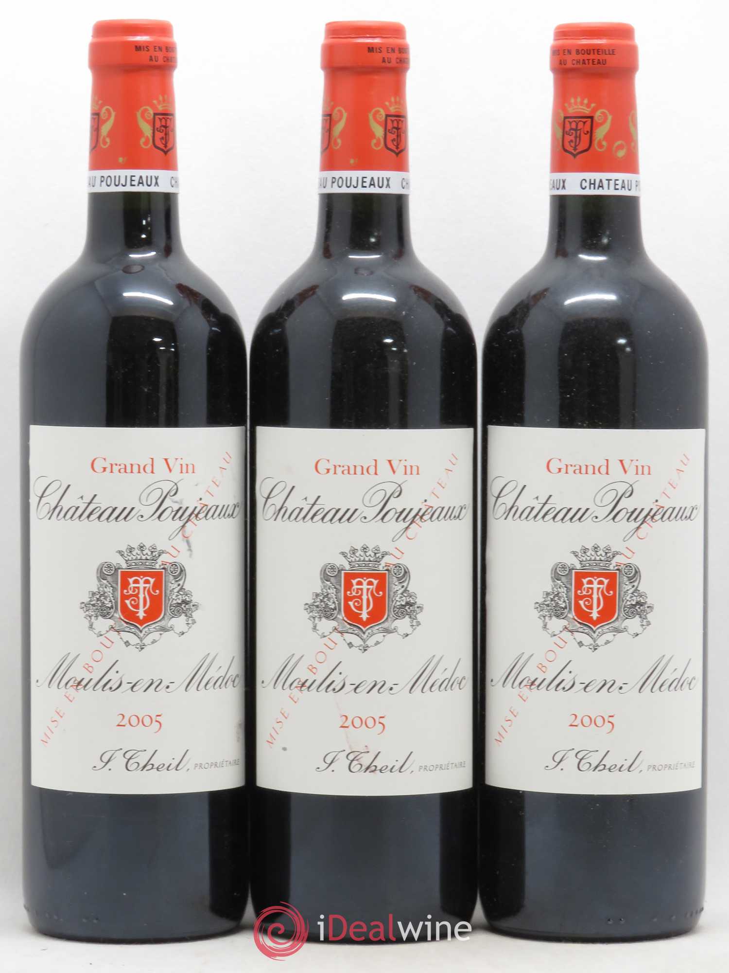 Château Poujeaux 2005 - Lot de 6 bouteilles - 2
