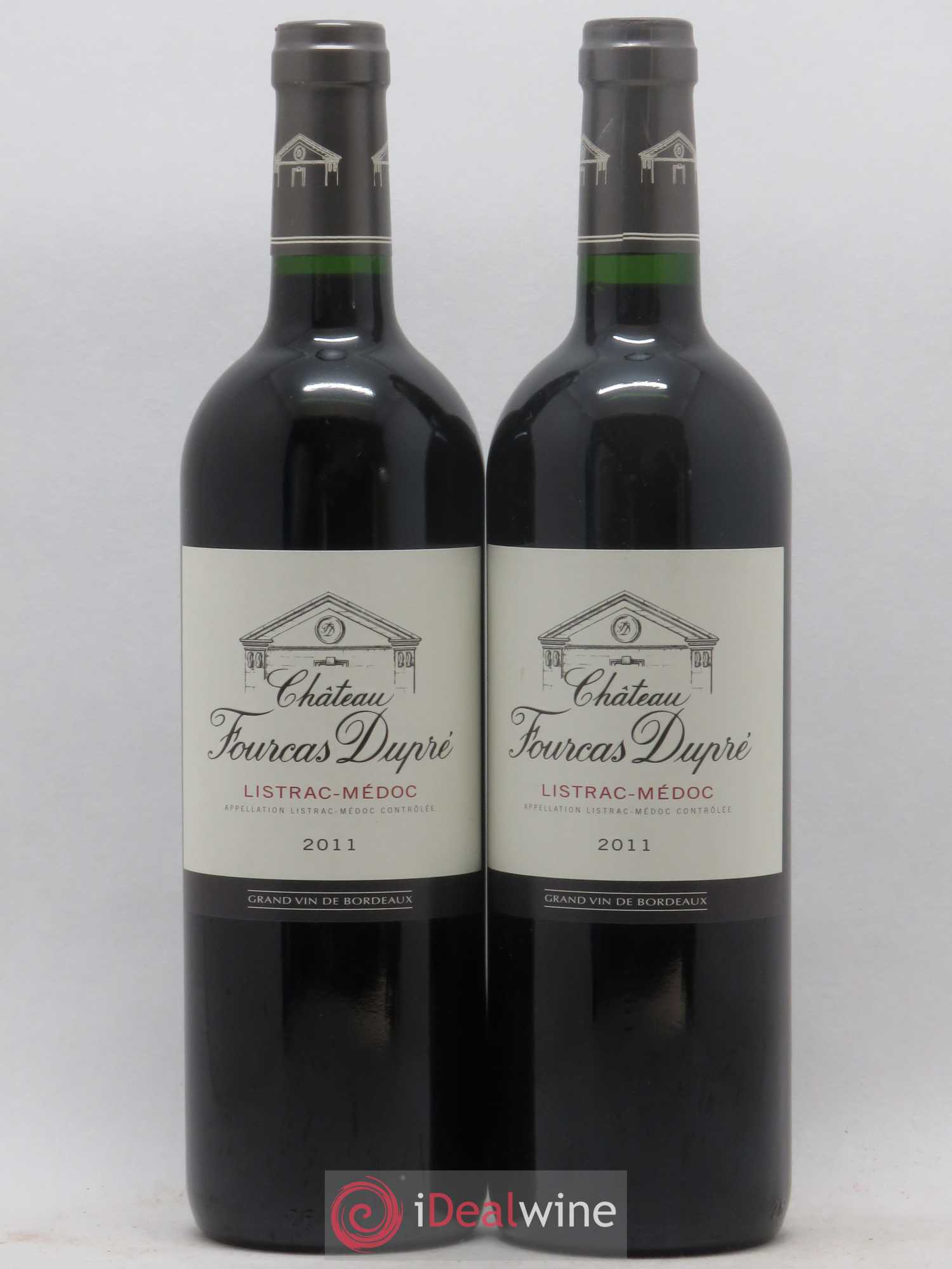 Château Fourcas Dupré (sans prix de réserve) 2011 - Lot de 2 bouteilles - 0