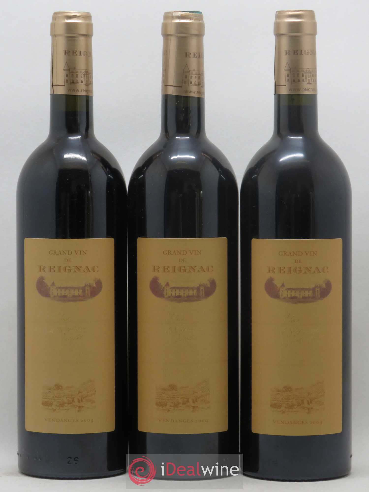 Grand vin de Reignac 2009 - Lot de 3 bouteilles - 0