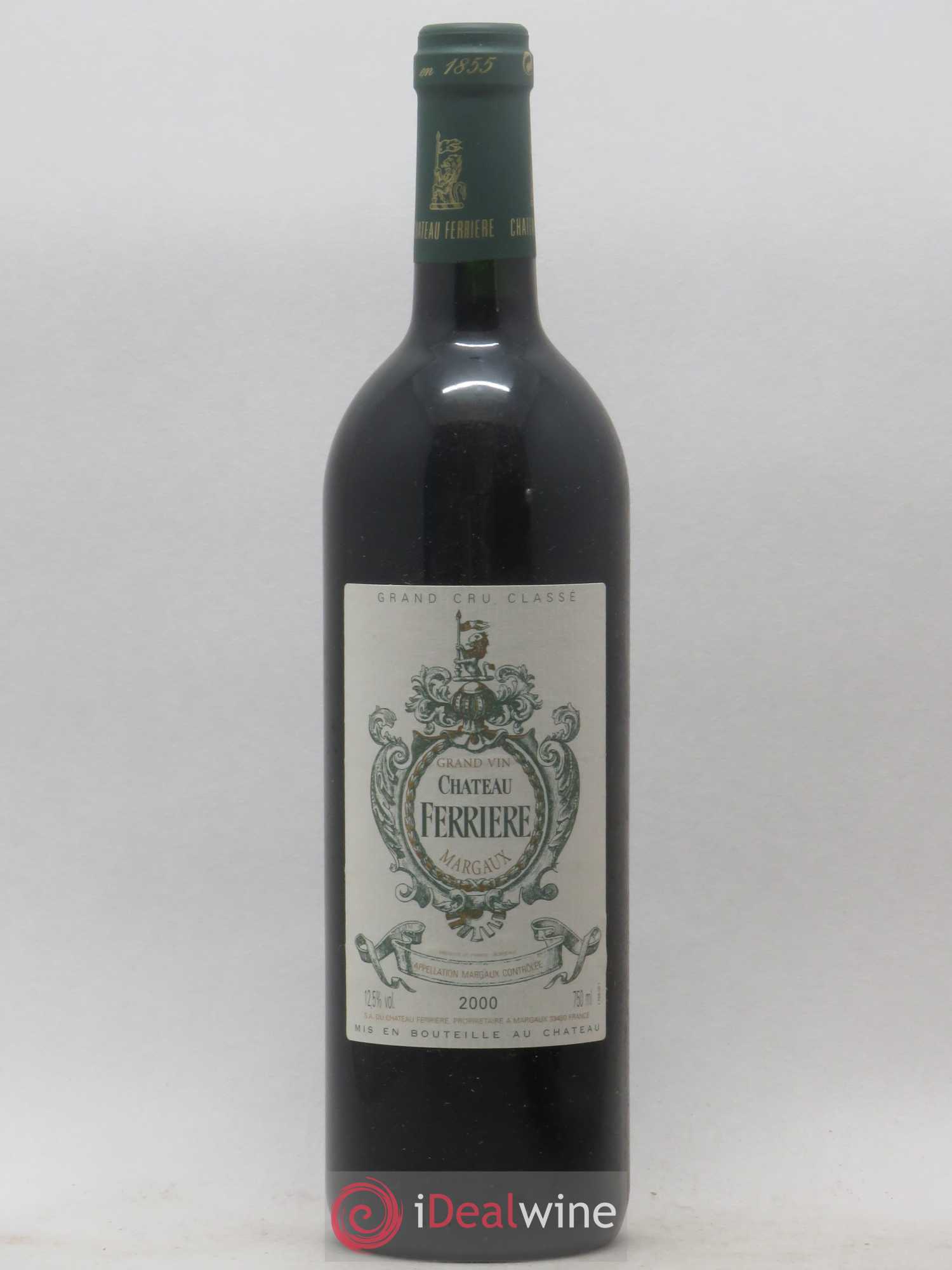 Château Ferrière 3ème Grand Cru Classé 2000 - Lot de 1 bouteille - 0