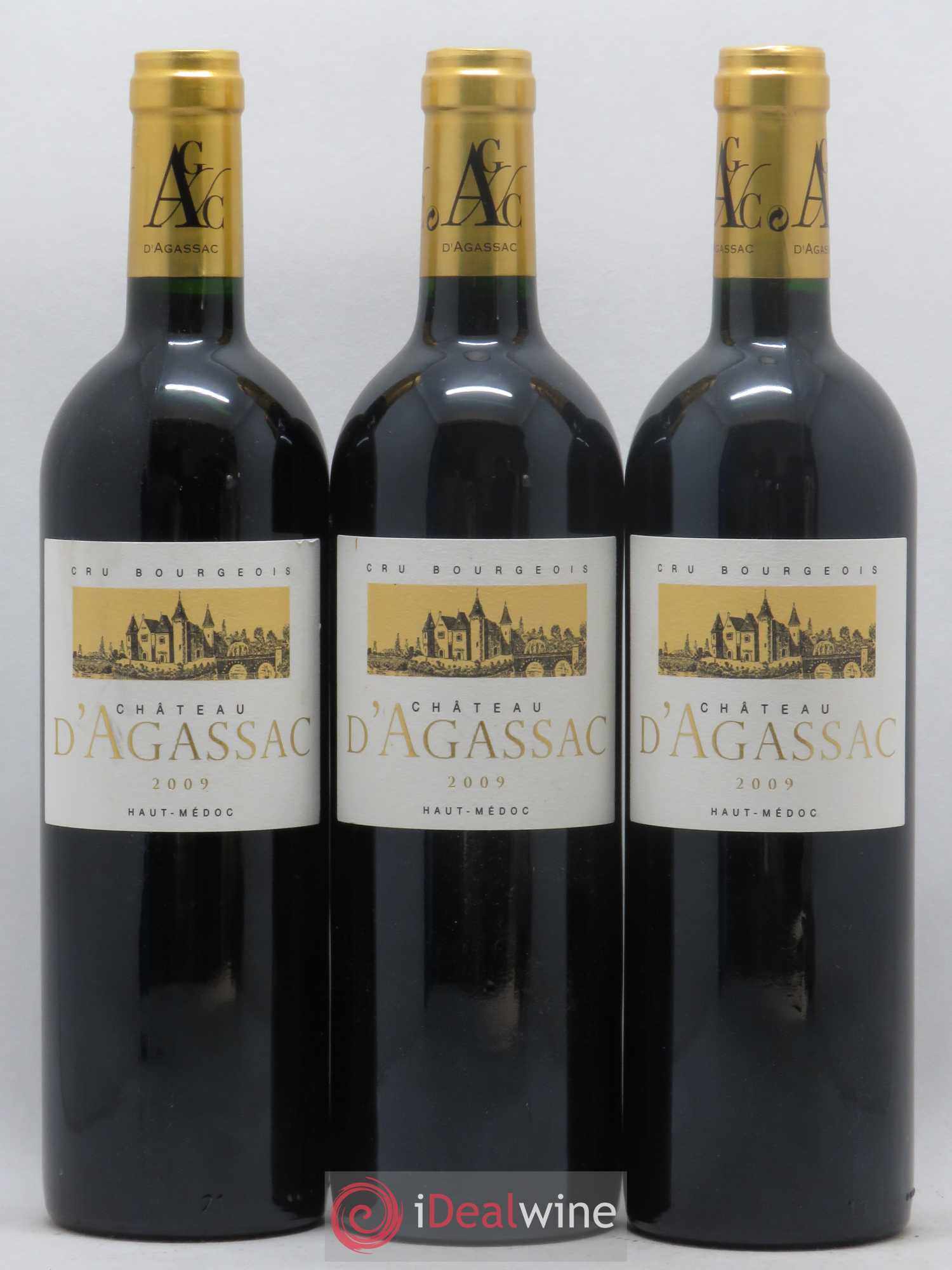 Château d' Agassac Cru Bourgeois 2009 - Lot de 3 bouteilles - 0