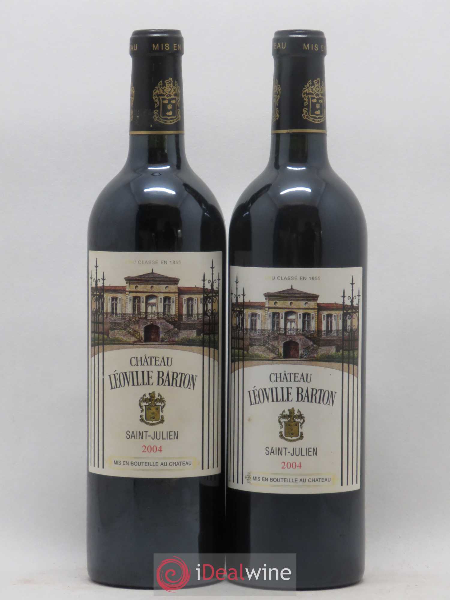 Château Léoville Barton 2ème Grand Cru Classé 2004 - Lot de 2 bouteilles - 0