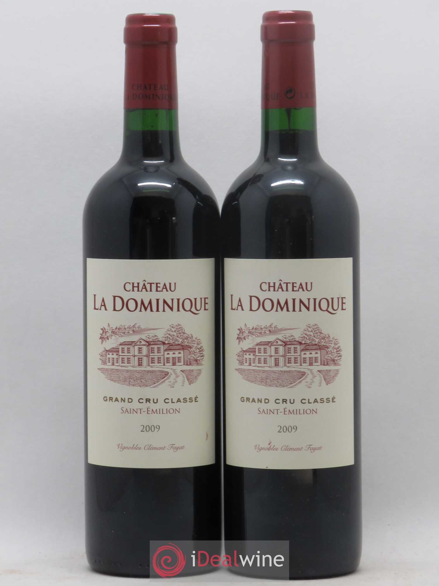 Château la Dominique Grand Cru Classé 2009 - Lot de 2 bouteilles - 0