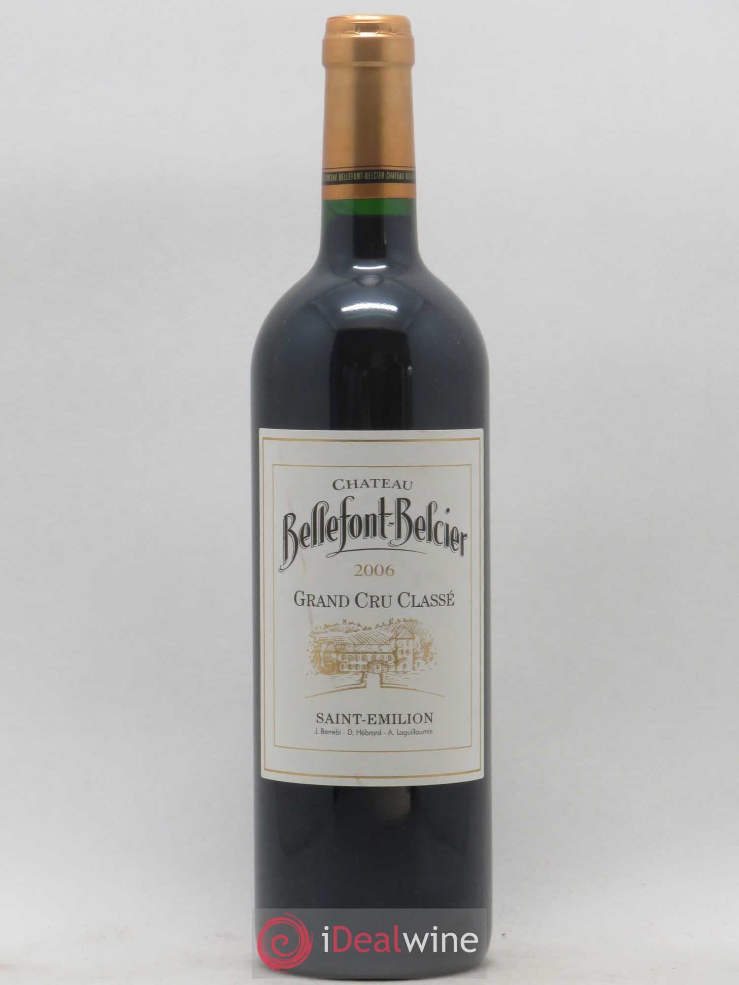 Château Bellefont-Belcier Grand Cru Classé 2006 - Lot de 1 bouteille - 0