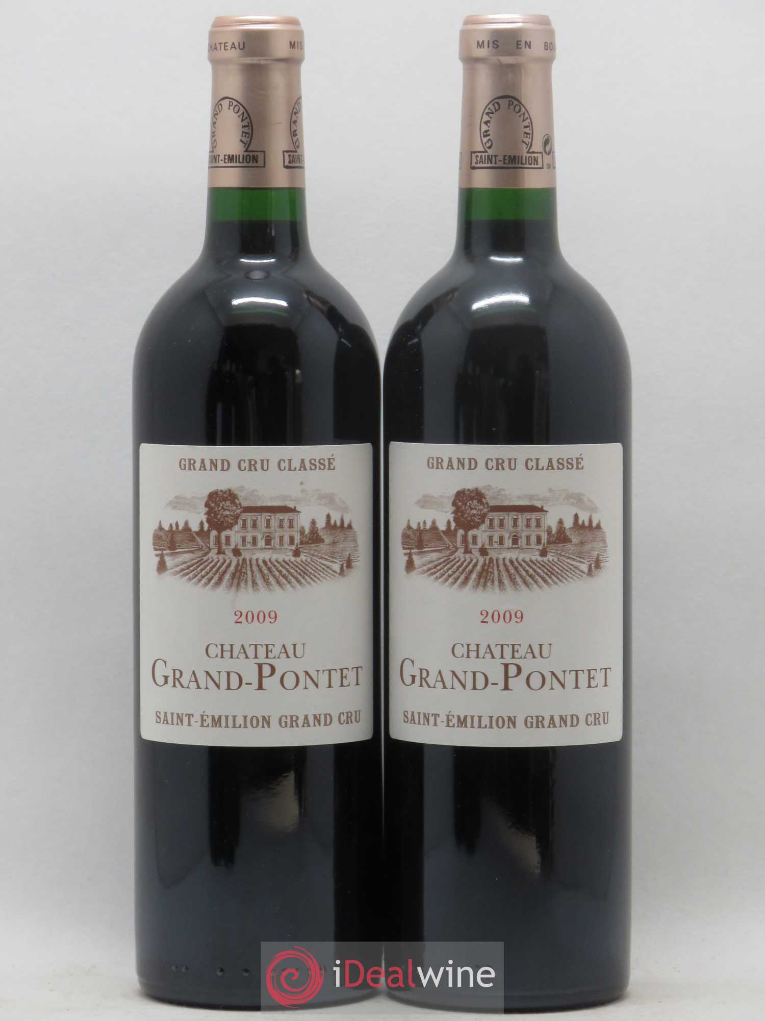 Château Grand Pontet Grand Cru Classé 2009 - Lot de 2 bouteilles - 0