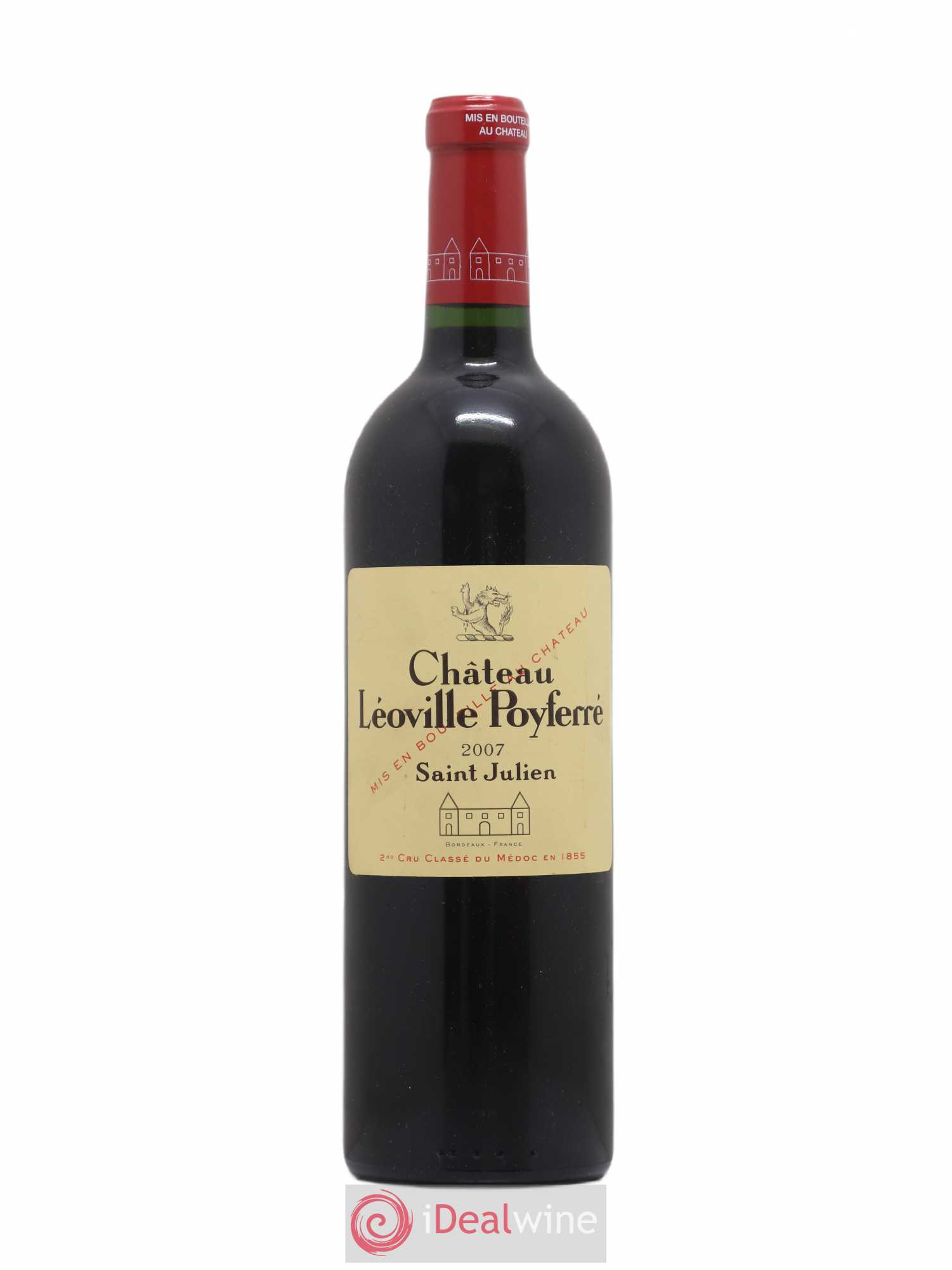 Château Léoville Poyferré 2ème Grand Cru Classé 2007 - Lot de 1 bouteille - 0