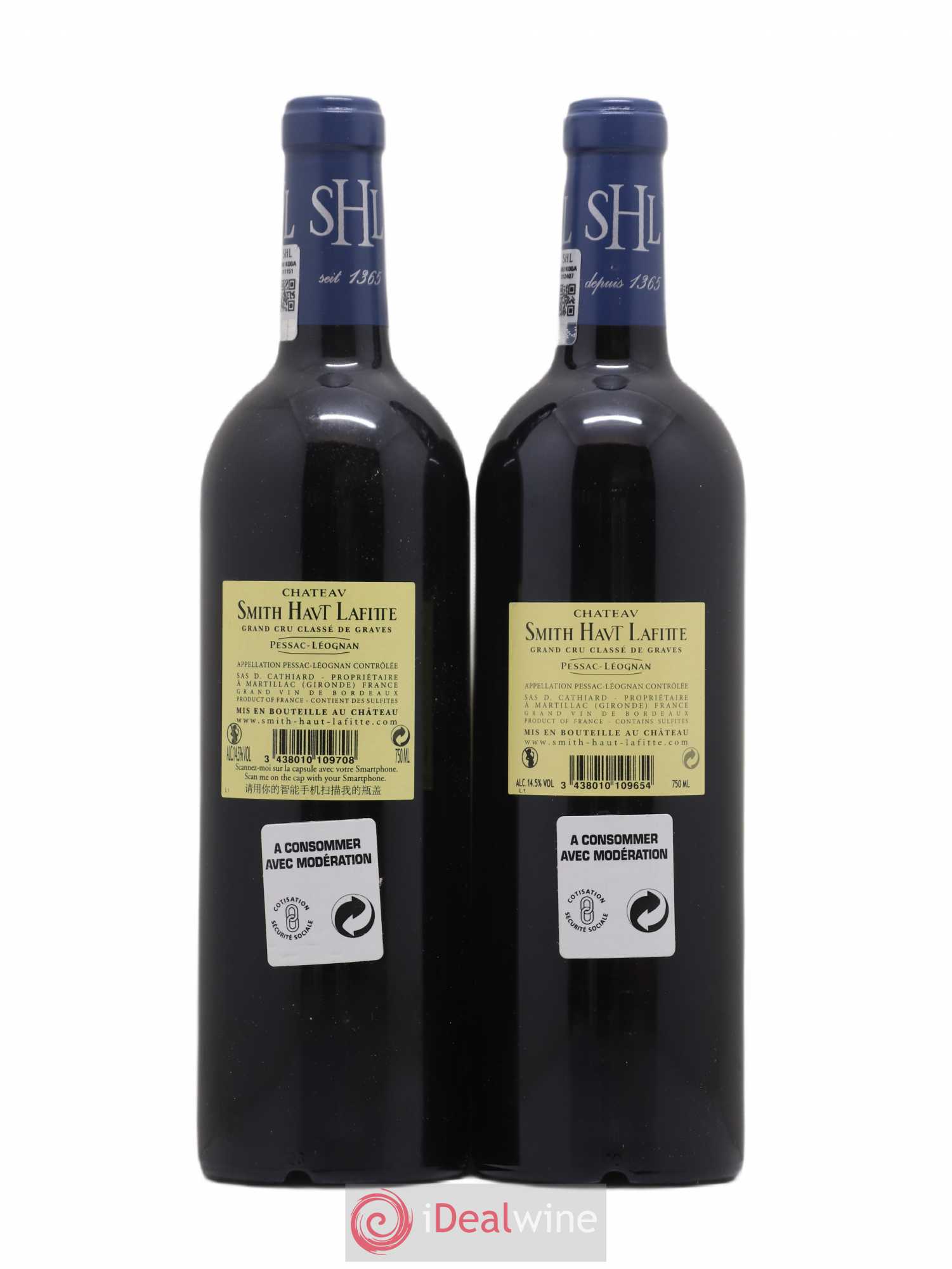 Château Smith Haut Lafitte Cru Classé de Graves 2009 - Lot de 2 bouteilles - 1