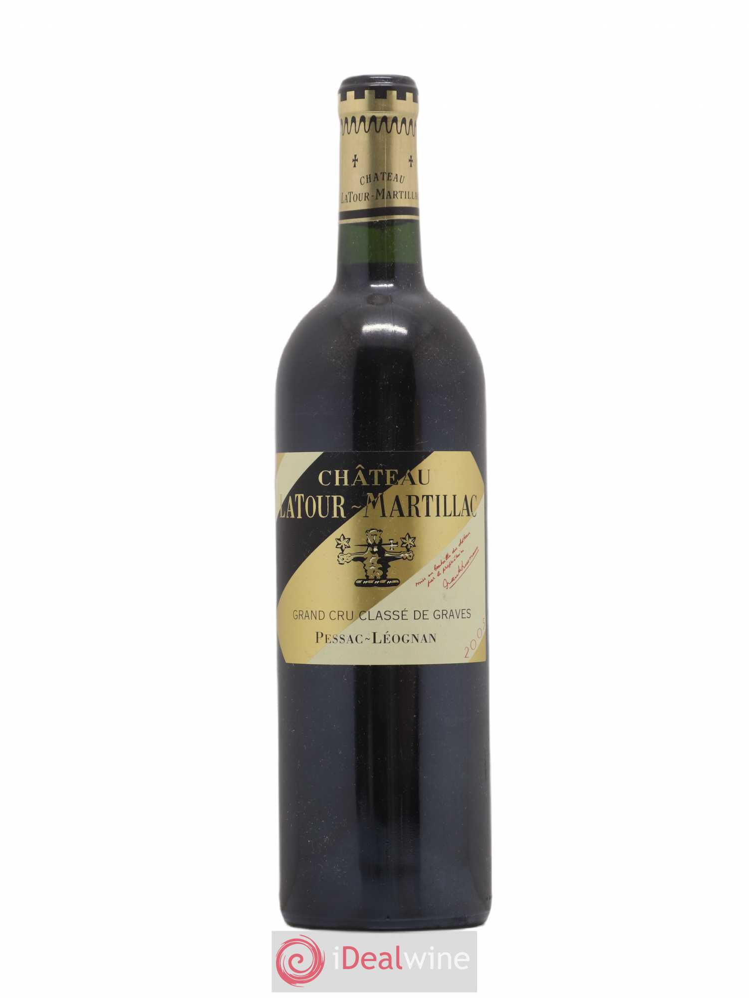 Château Latour-Martillac Cru Classé de Graves 2005 - Lot de 1 bouteille - 0