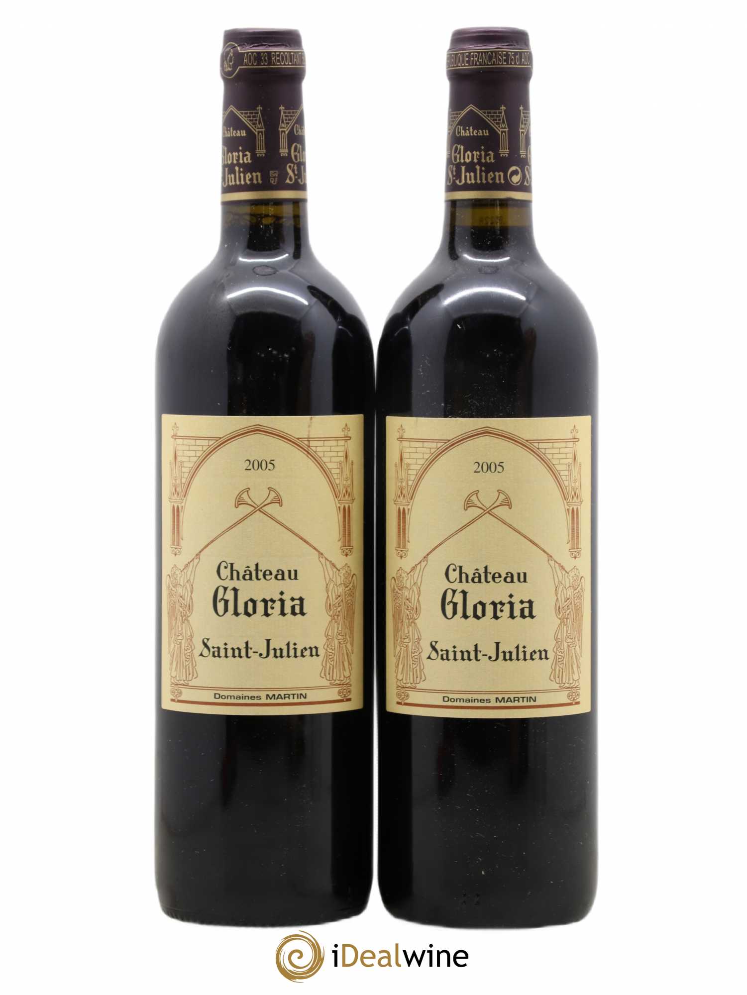 Château Gloria 2005 - Lot de 2 bouteilles - 0