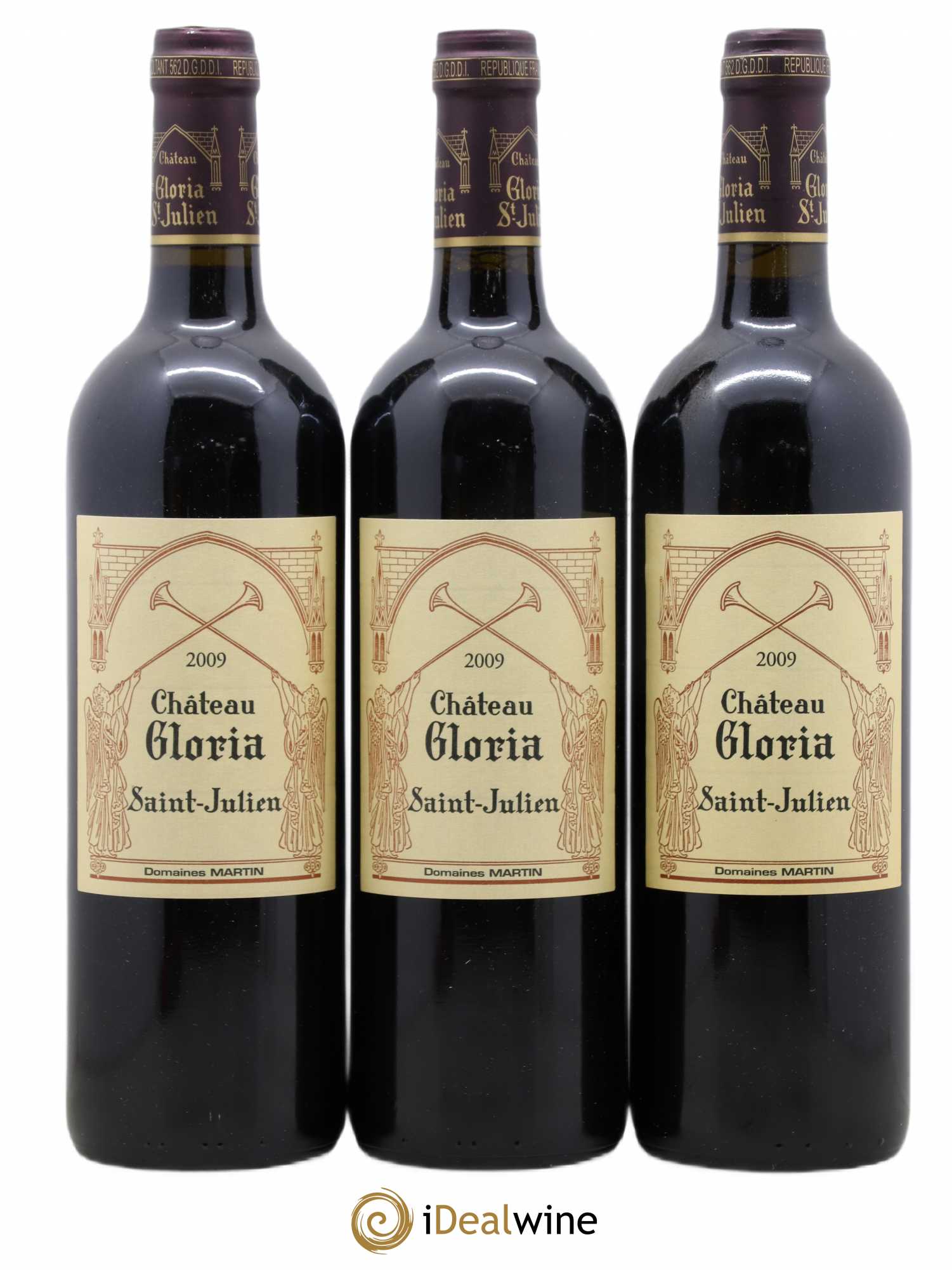 Château Gloria 2009 - Lot de 3 bouteilles - 0