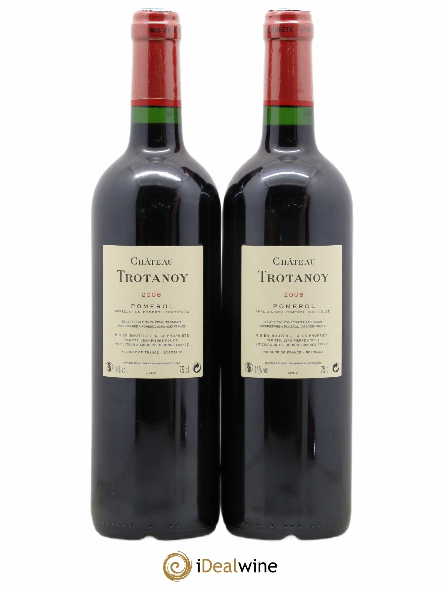 Château Trotanoy 2008 - Lot de 2 bouteilles - 1