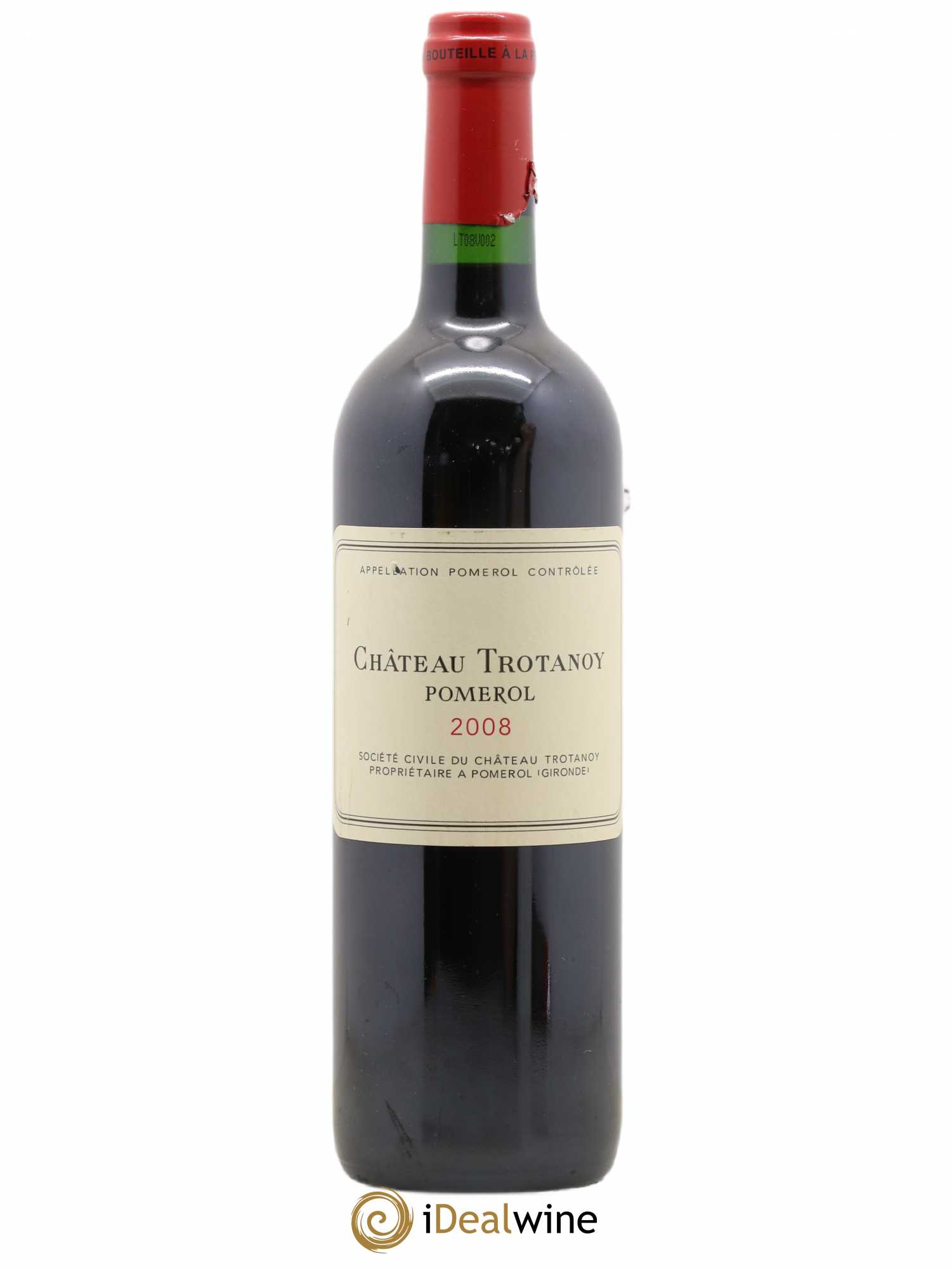 Château Trotanoy 2008 - Lot de 1 bouteille - 0